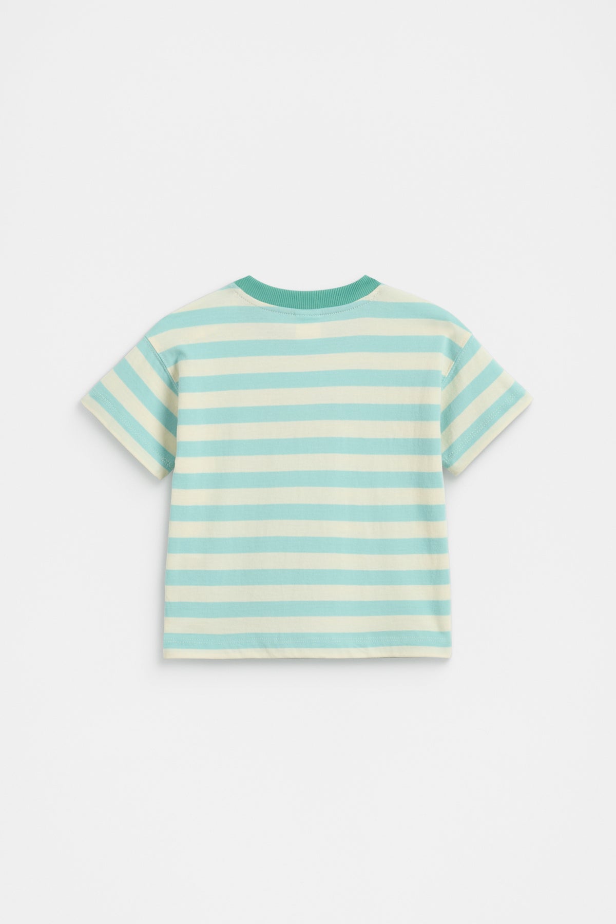 Colourblock Stripe Logo Tee