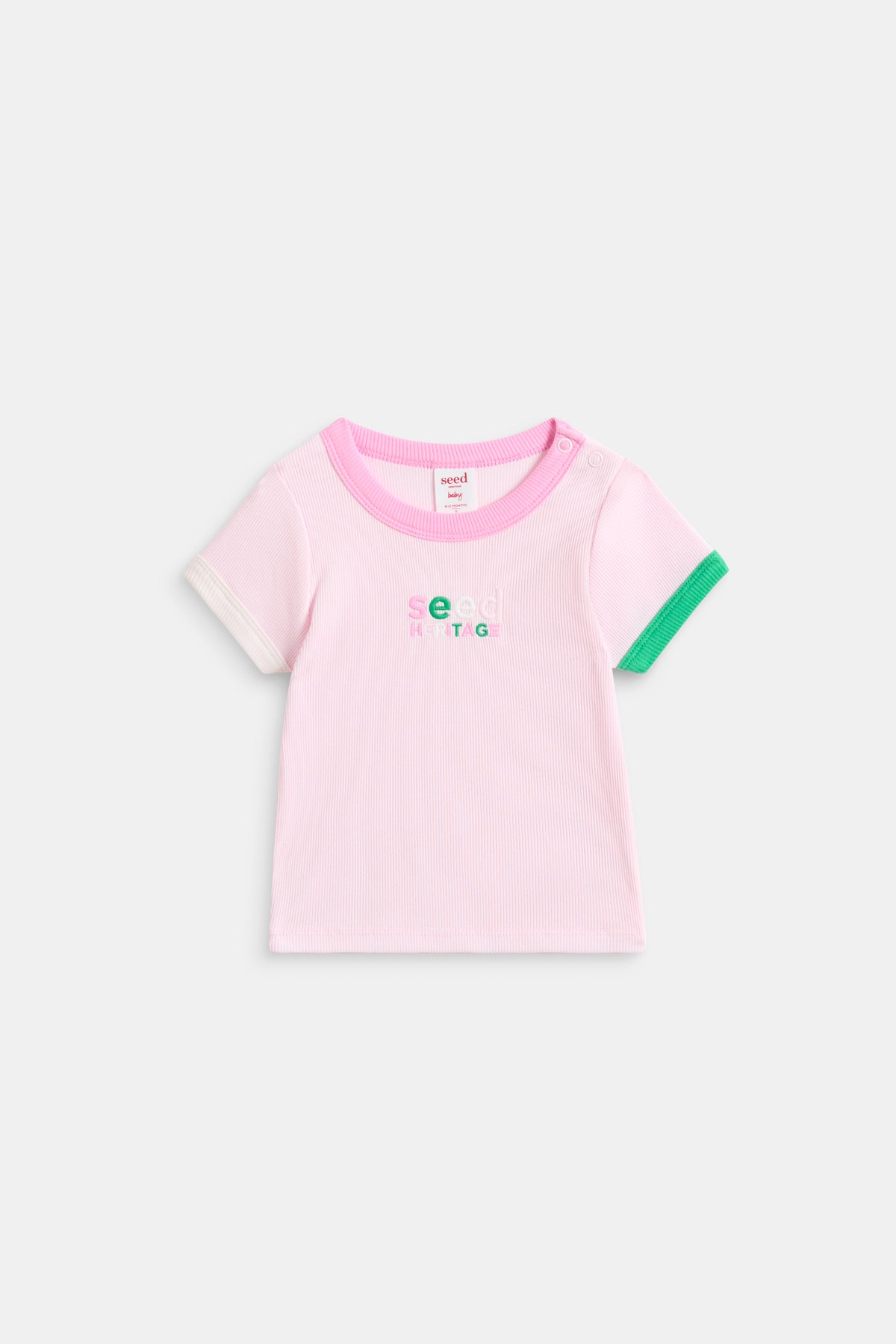 Colourblock Rib Tee