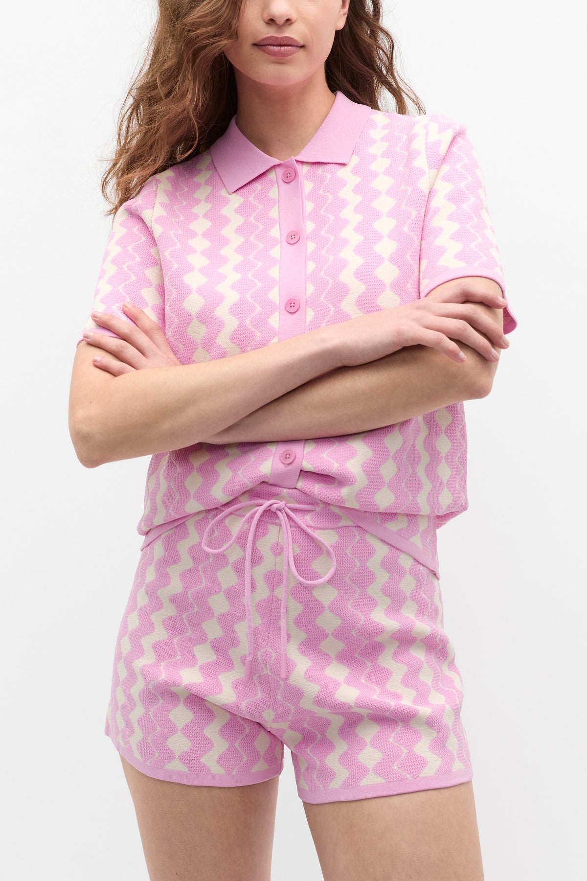 Jacquard Knit Short
