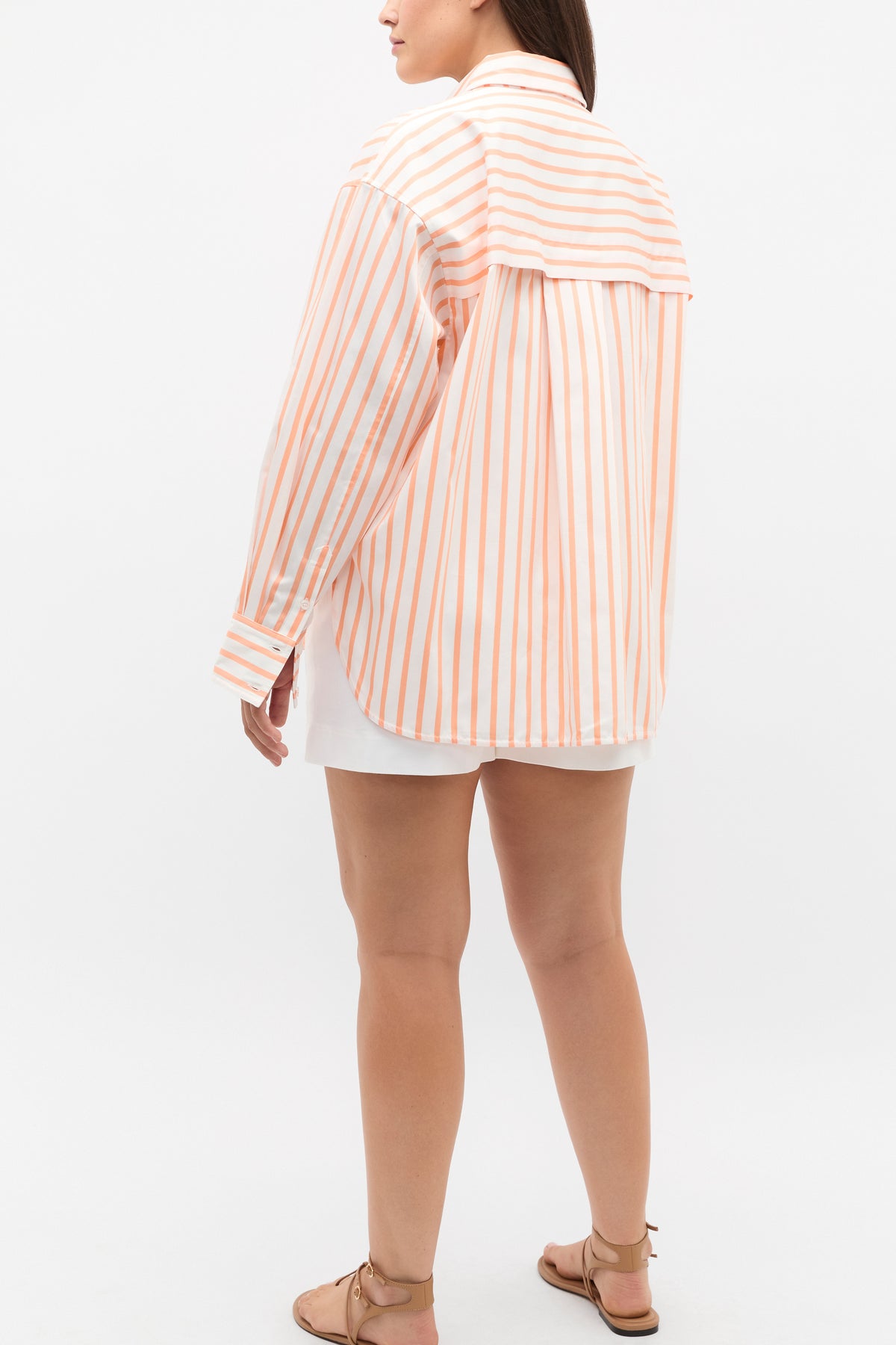 Cotton Stripe Pocket Shirt