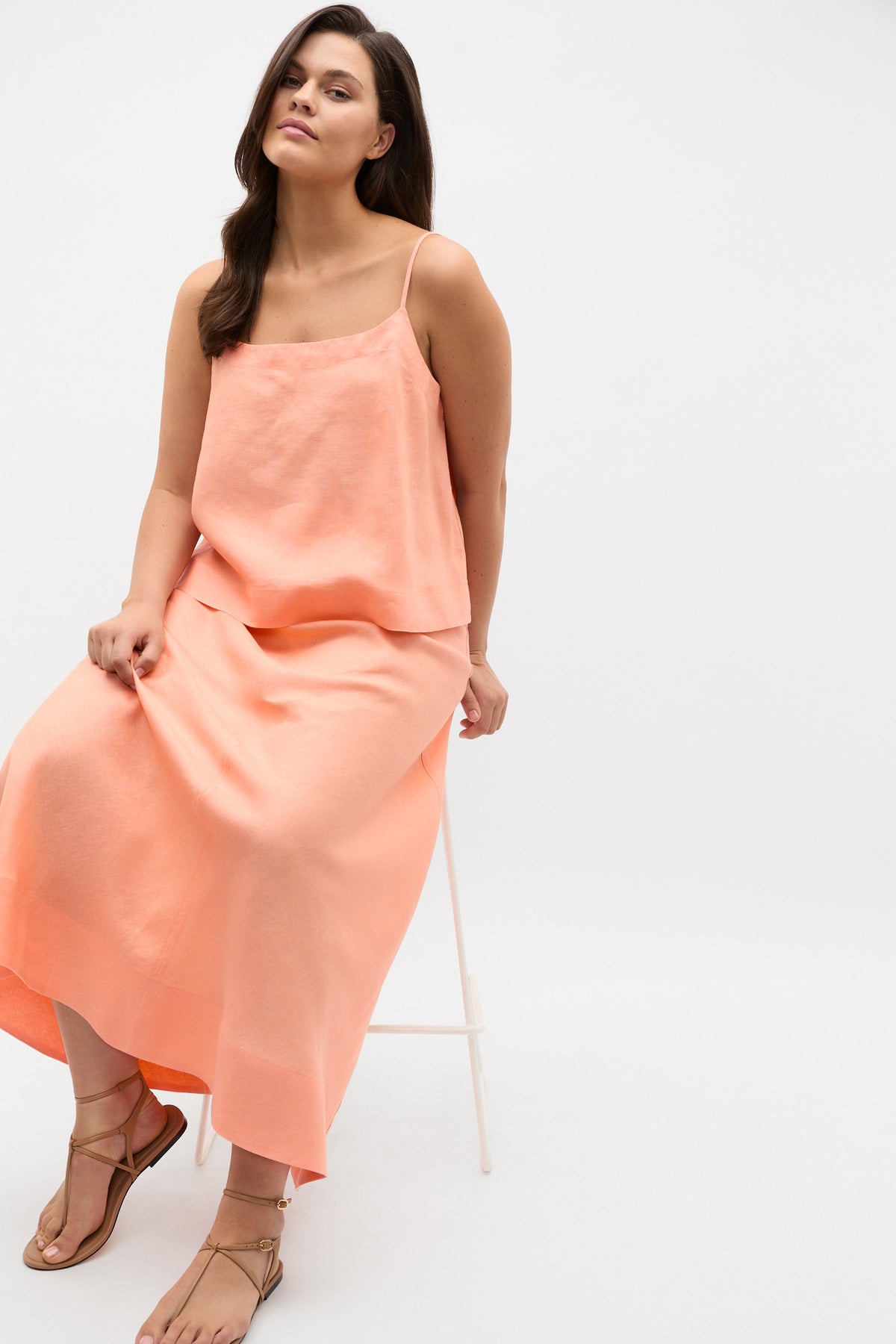 Linen Scoop Cami