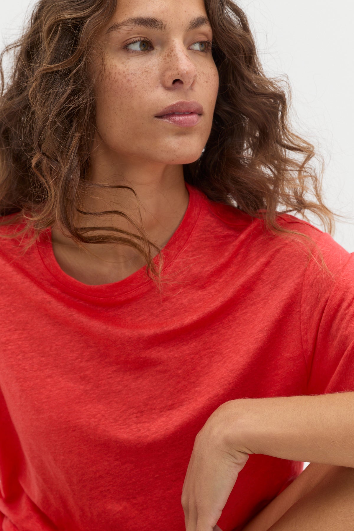 Linen Relaxed Tee