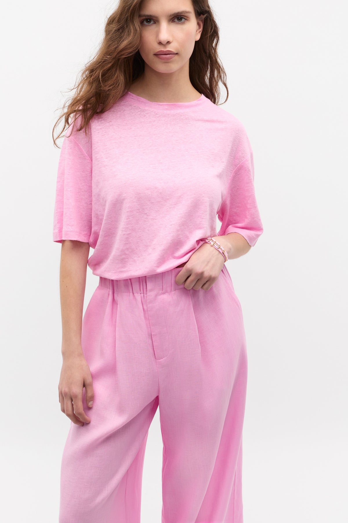Linen Relaxed Tee