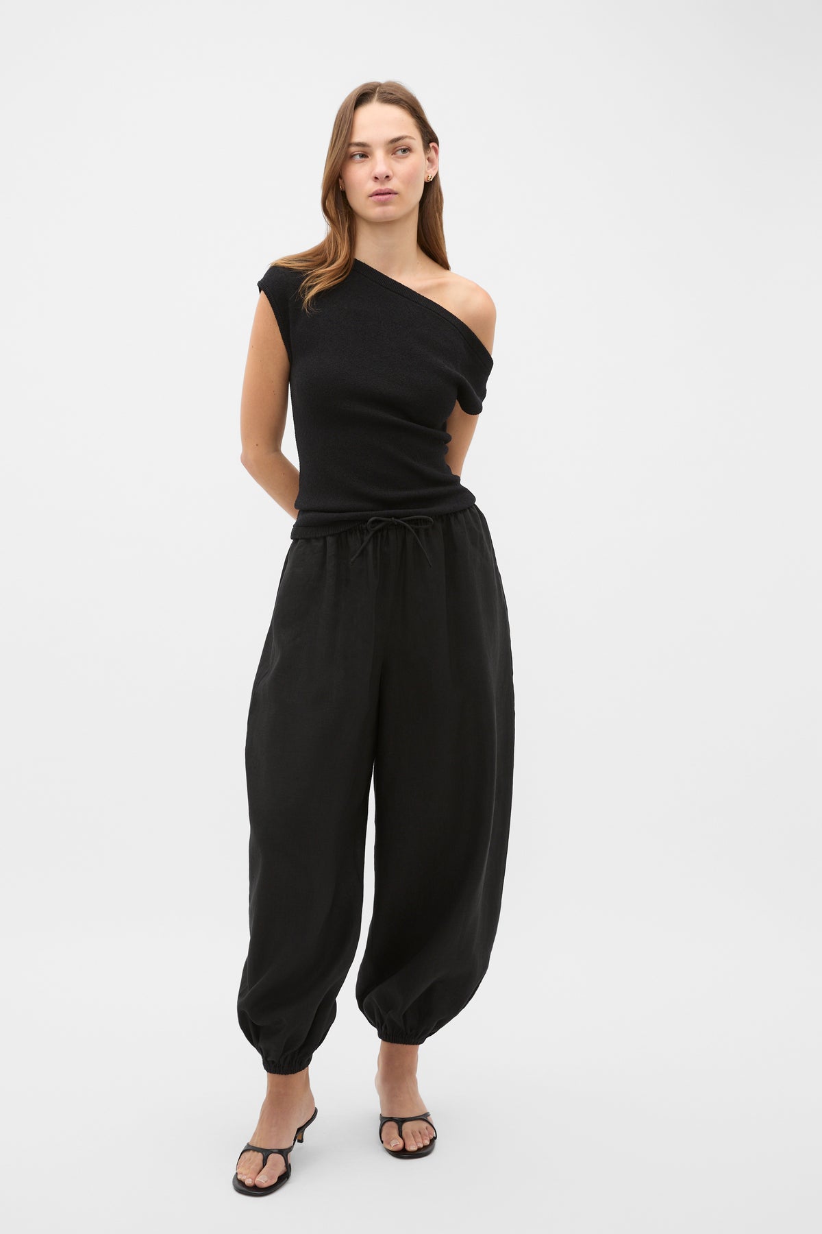 Drape Shoulder Knit