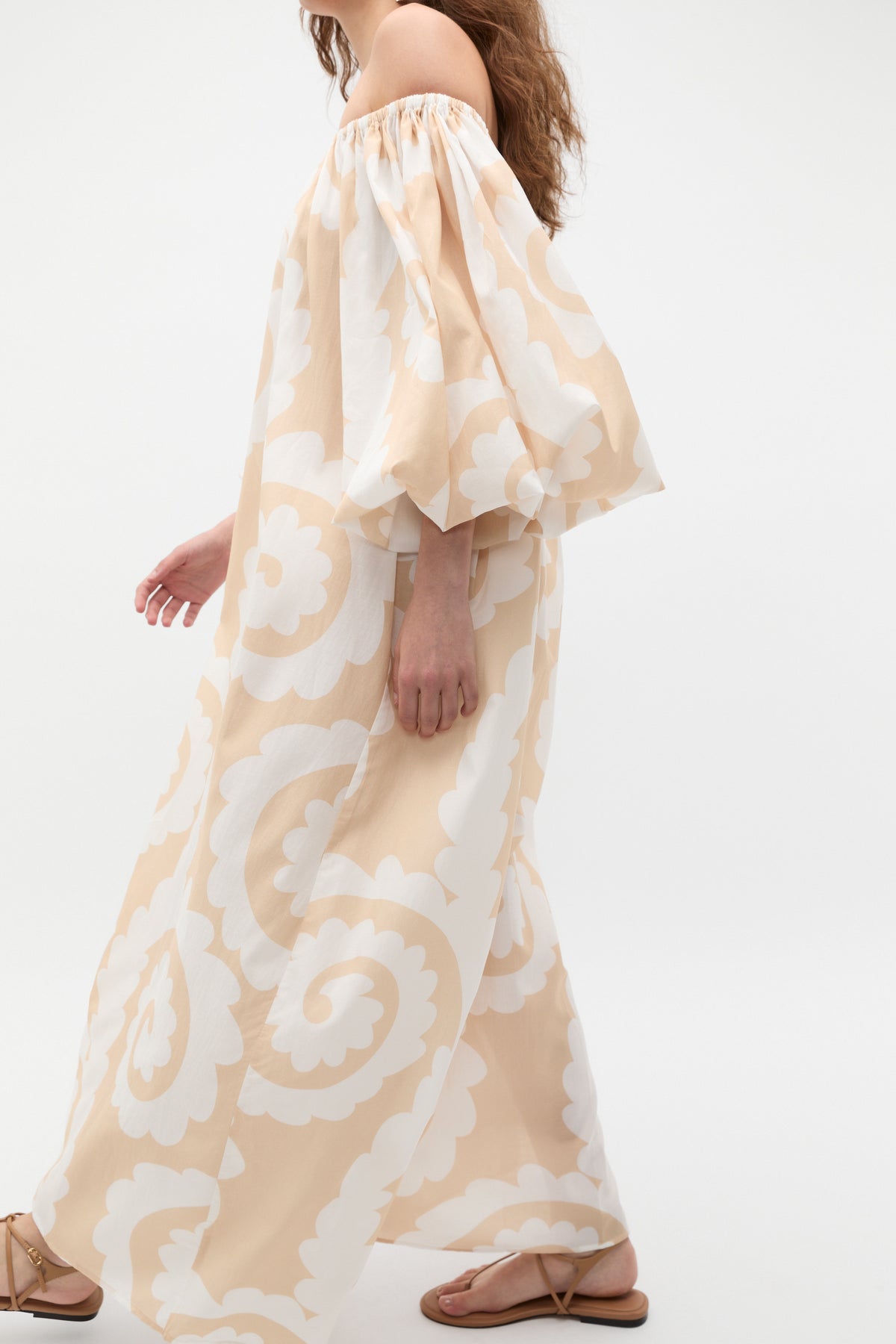 Retro Swirl Maxi Dress
