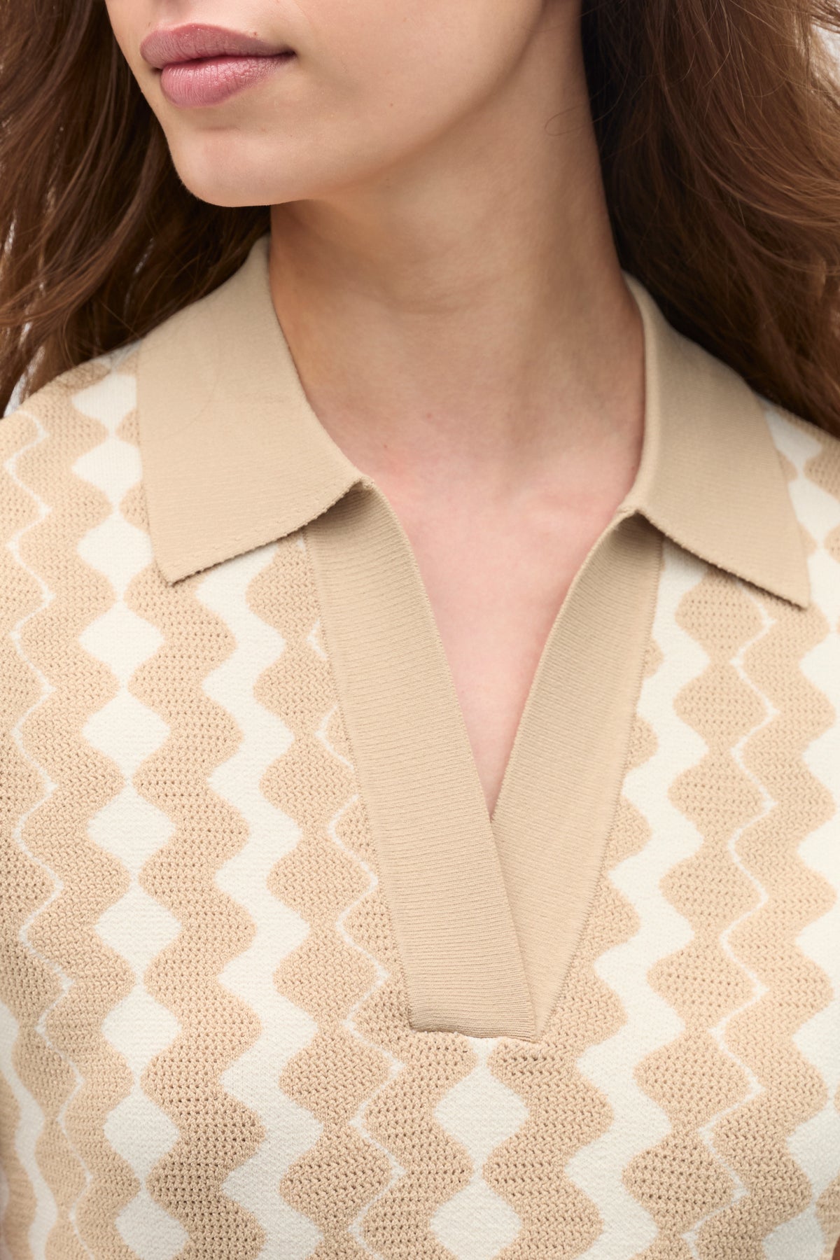 Jacquard Knit Mini Dress