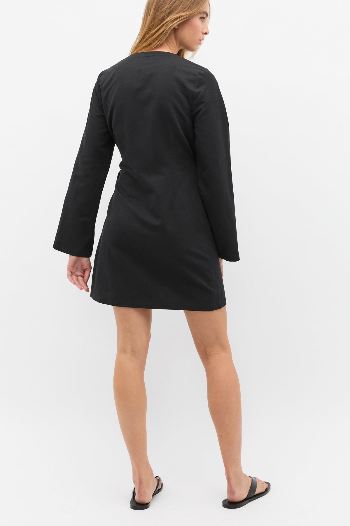 Tie Waist Wrap Mini Dress
