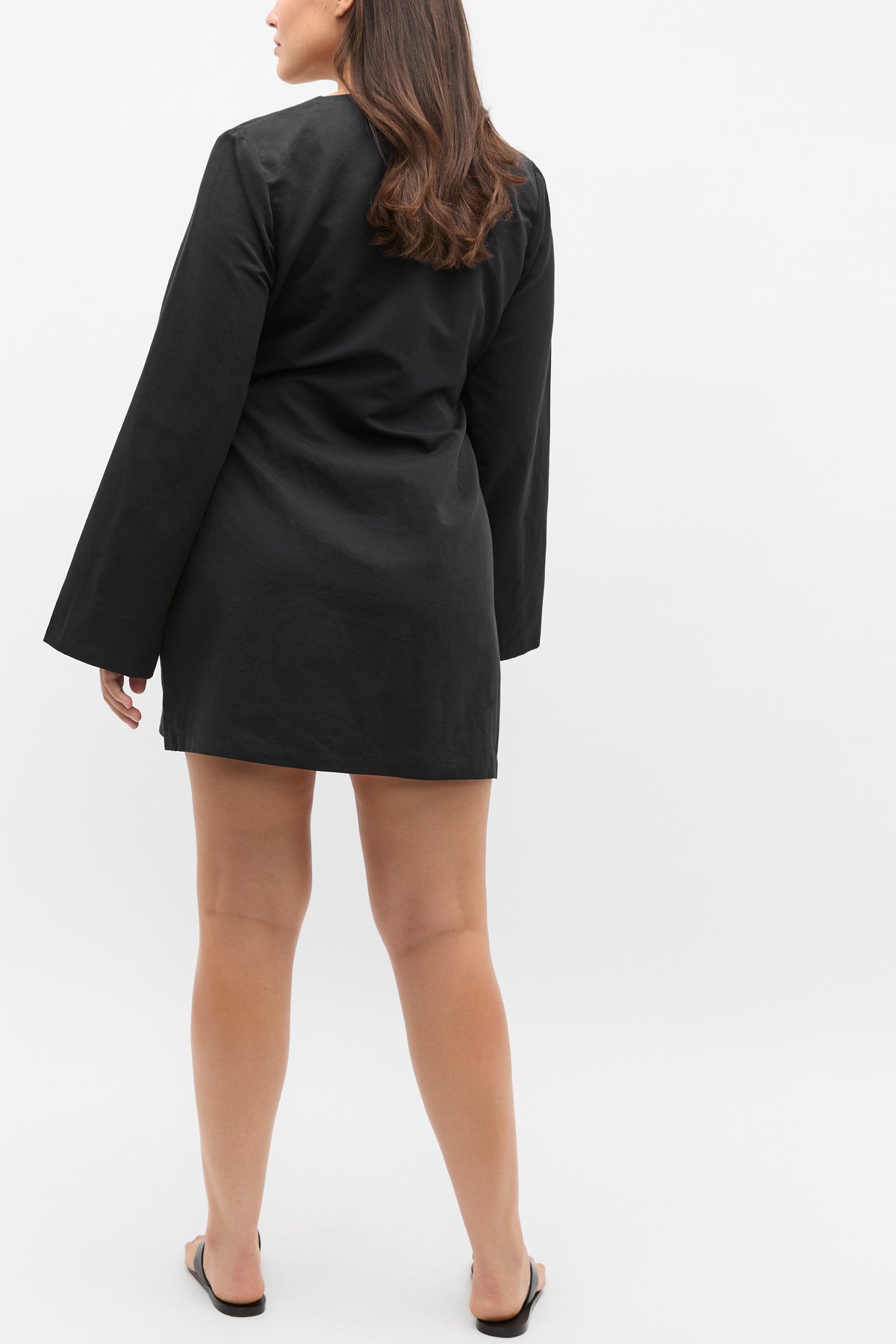 Tie Waist Wrap Mini Dress