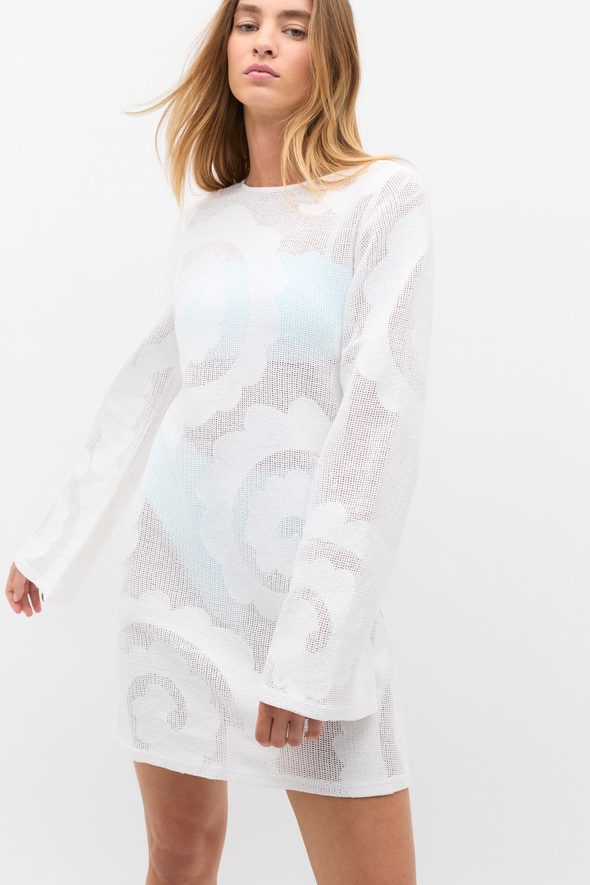 Cotton Mesh Cover Up