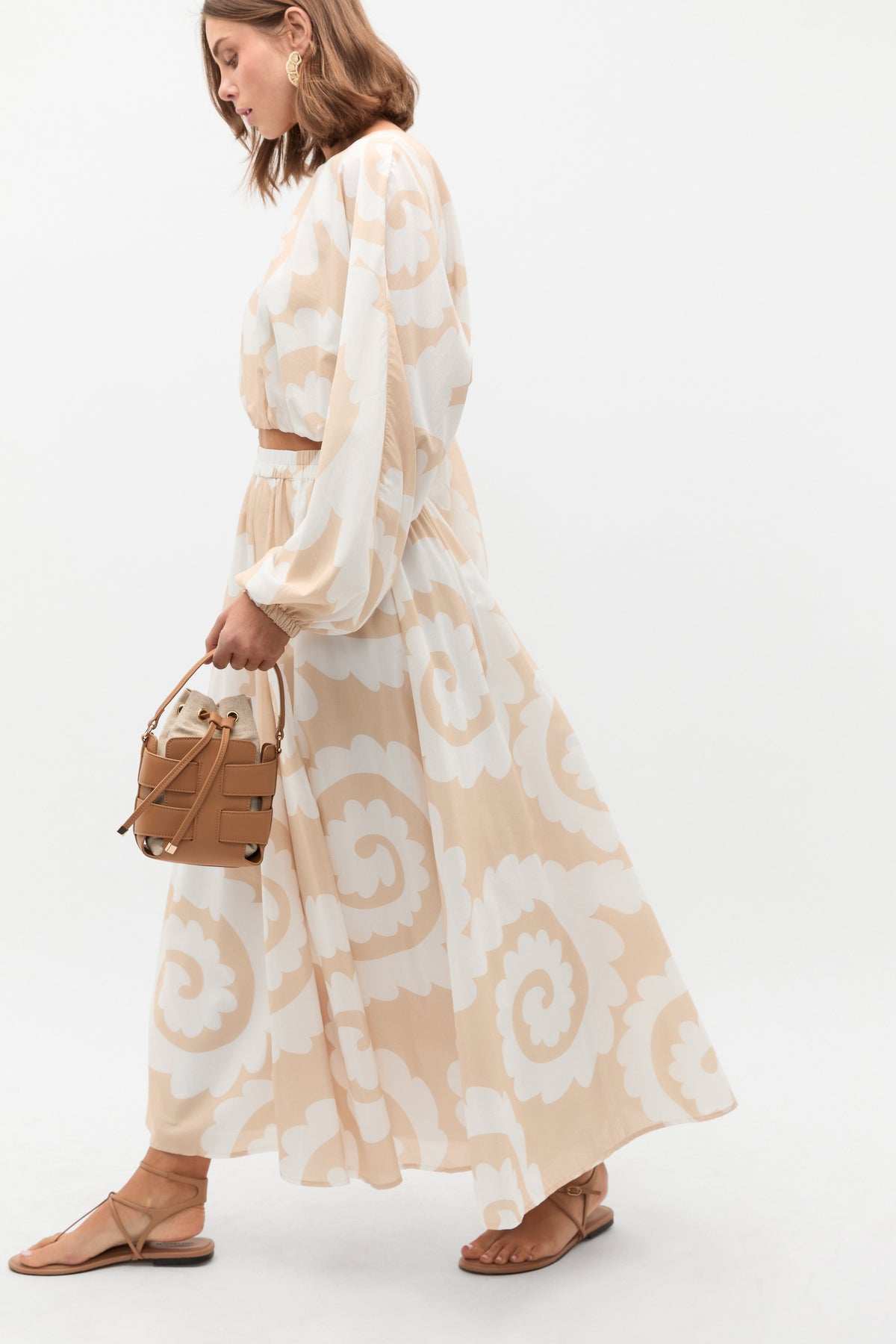 Retro Swirl Skirt