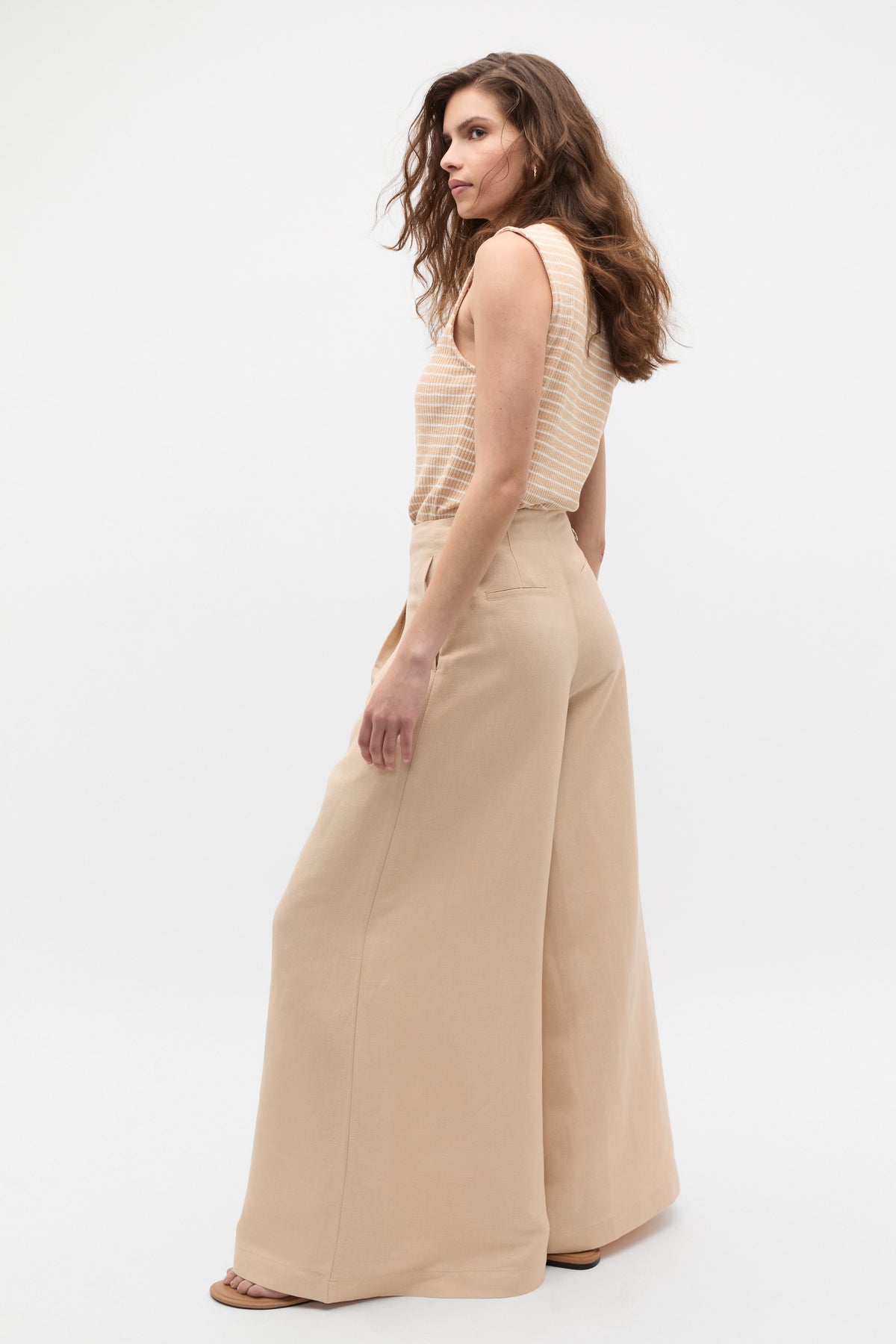 Statement Pleat Front Pant