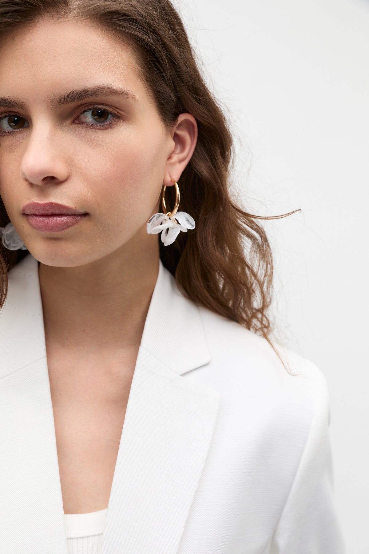 Resin Petal Earring
