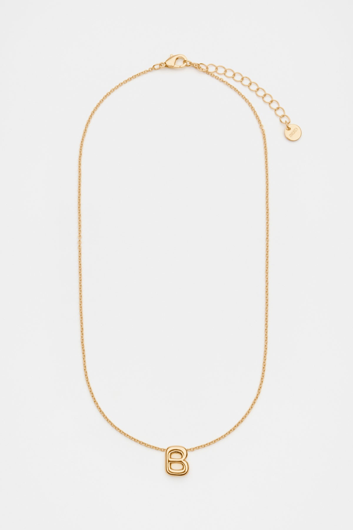 Bubble Letter Necklace