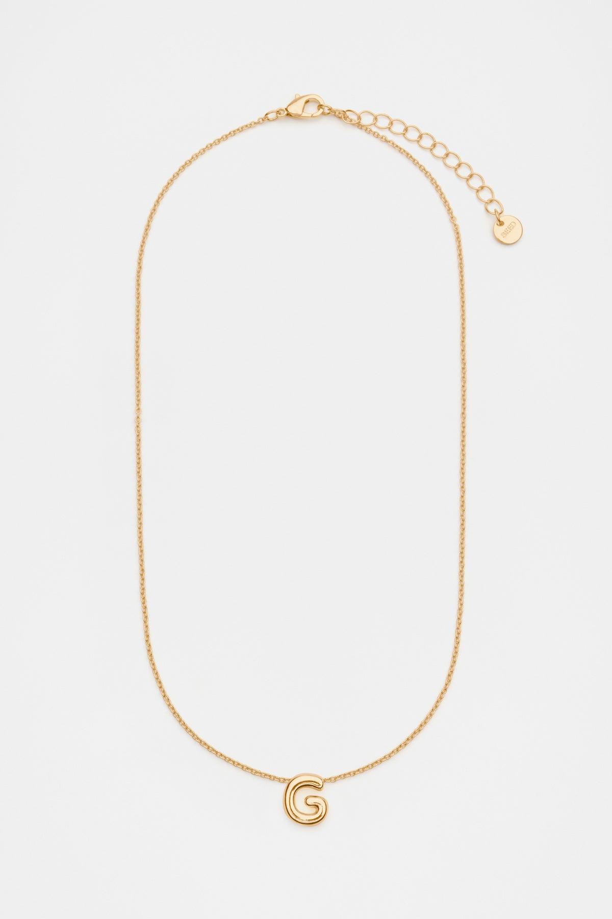 Bubble Letter Necklace