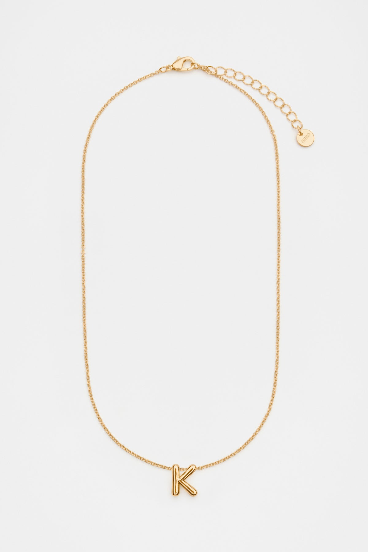 Bubble Letter Necklace