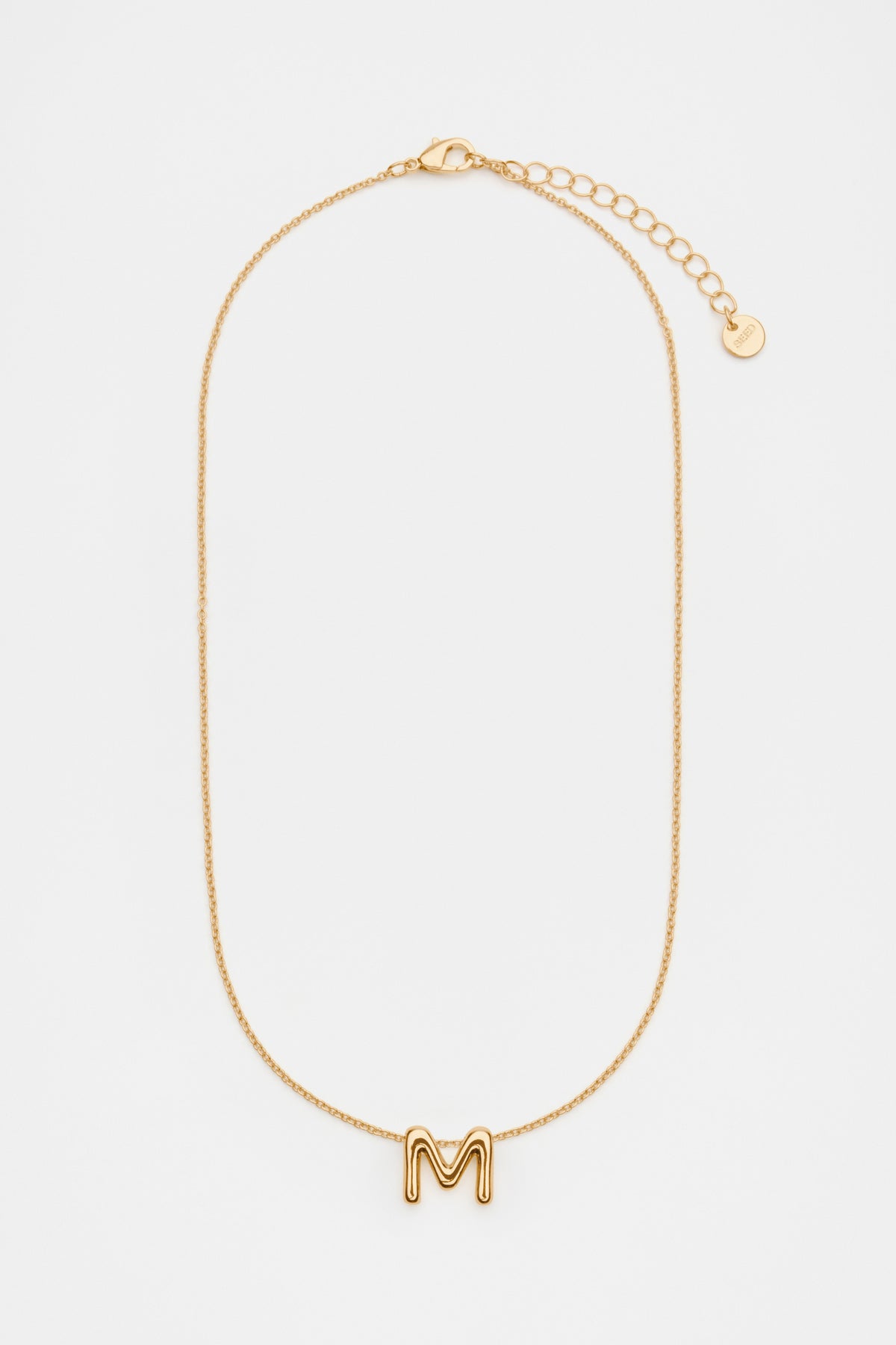 Bubble Letter Necklace