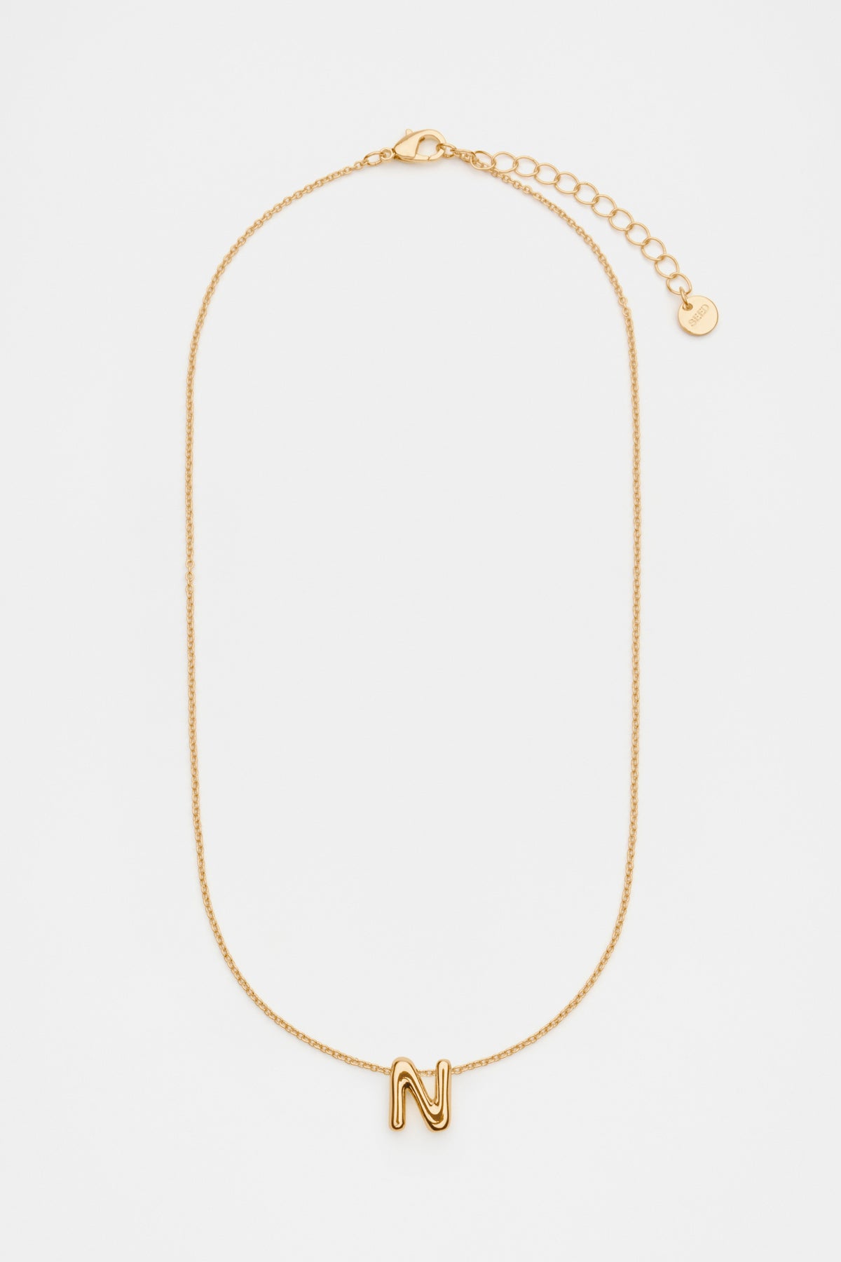 Bubble Letter Necklace