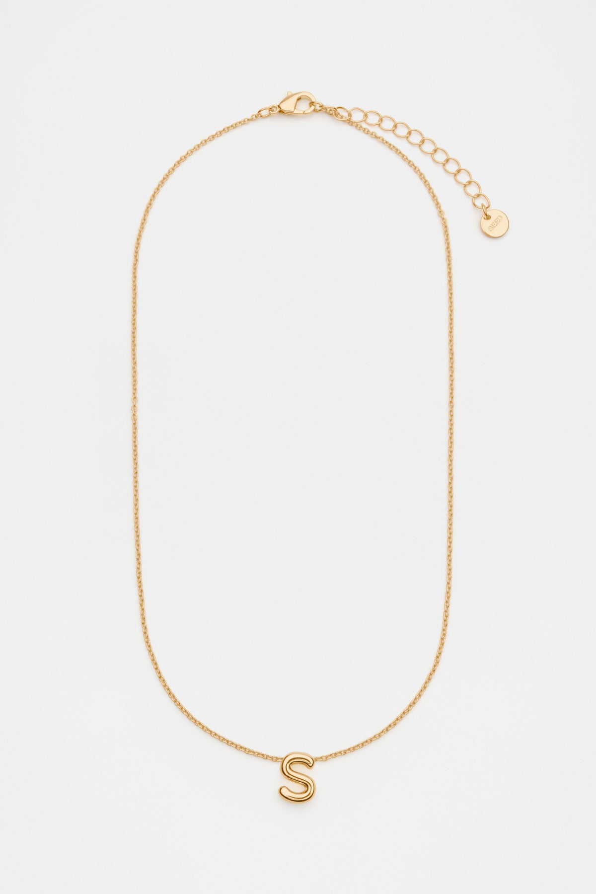 Bubble Letter Necklace