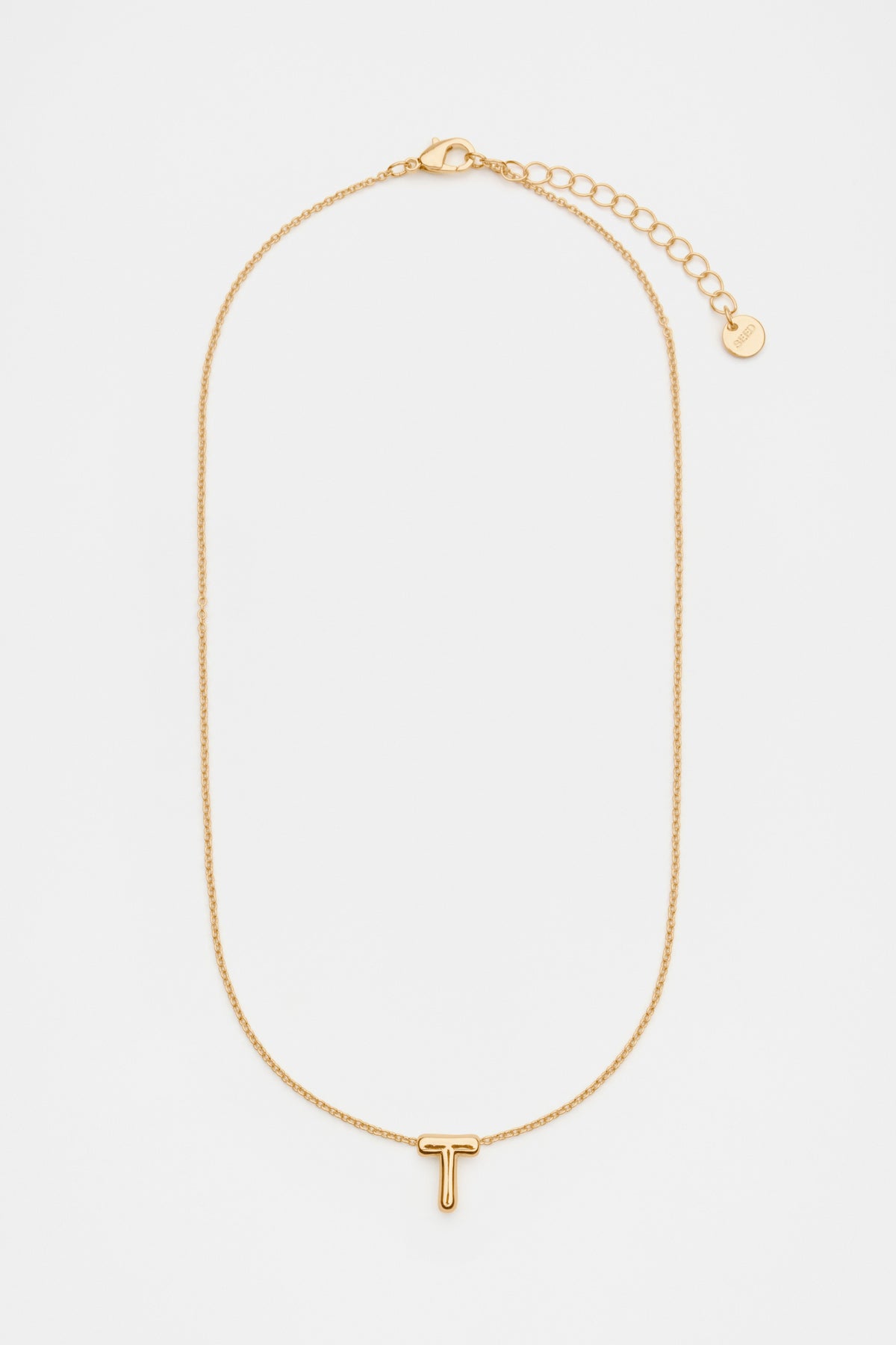 Bubble Letter Necklace