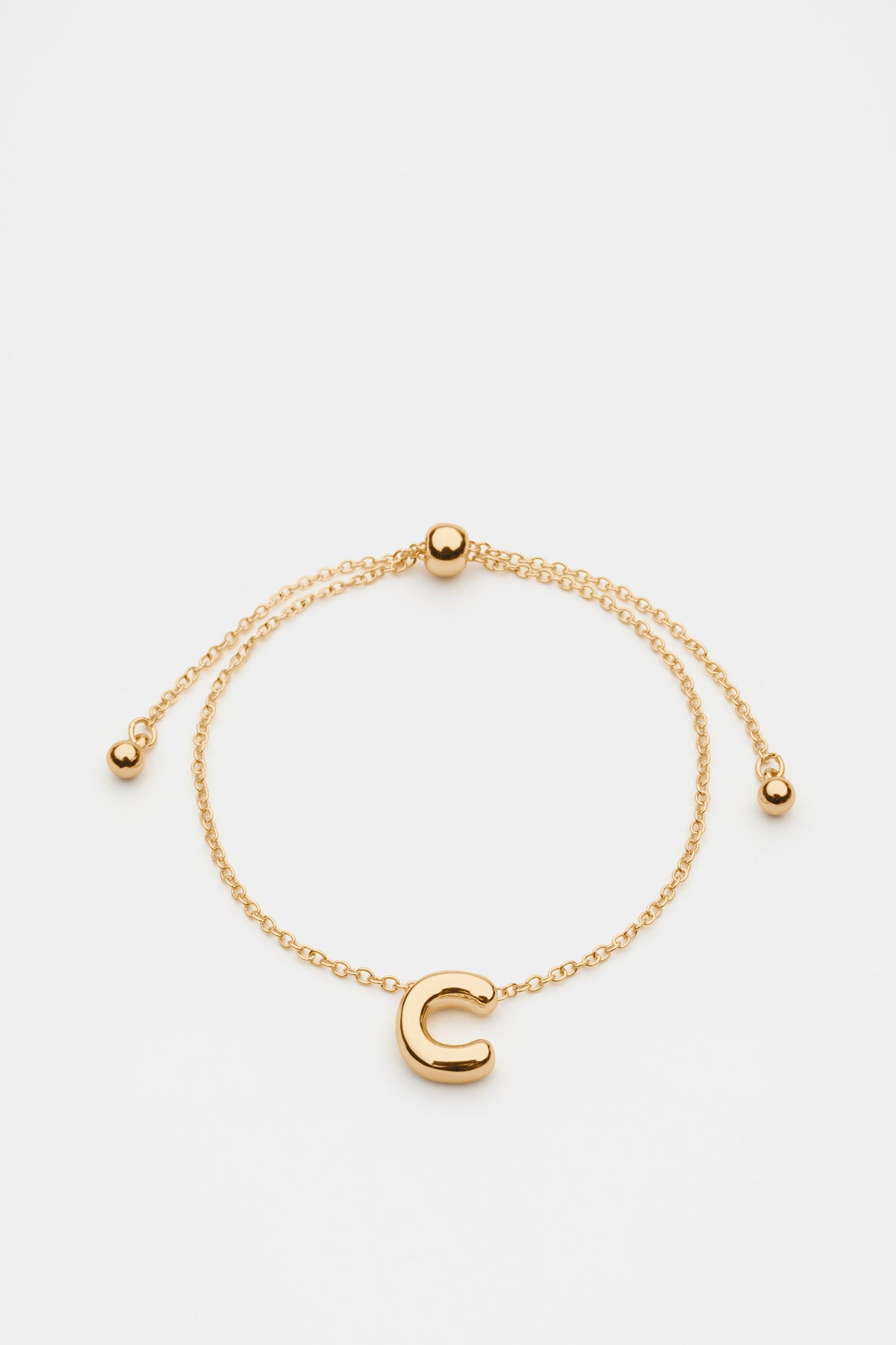 Bubble Letter Bracelet