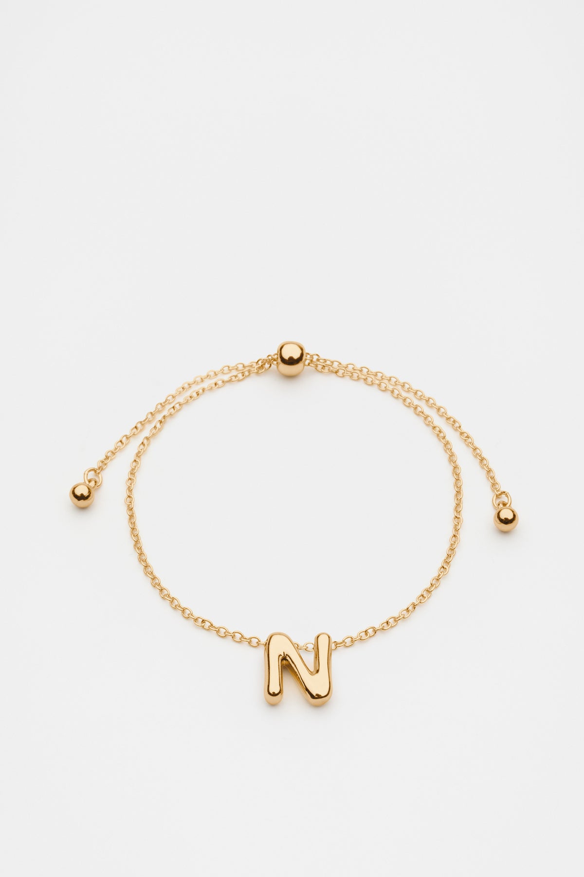 Bubble Letter Bracelet