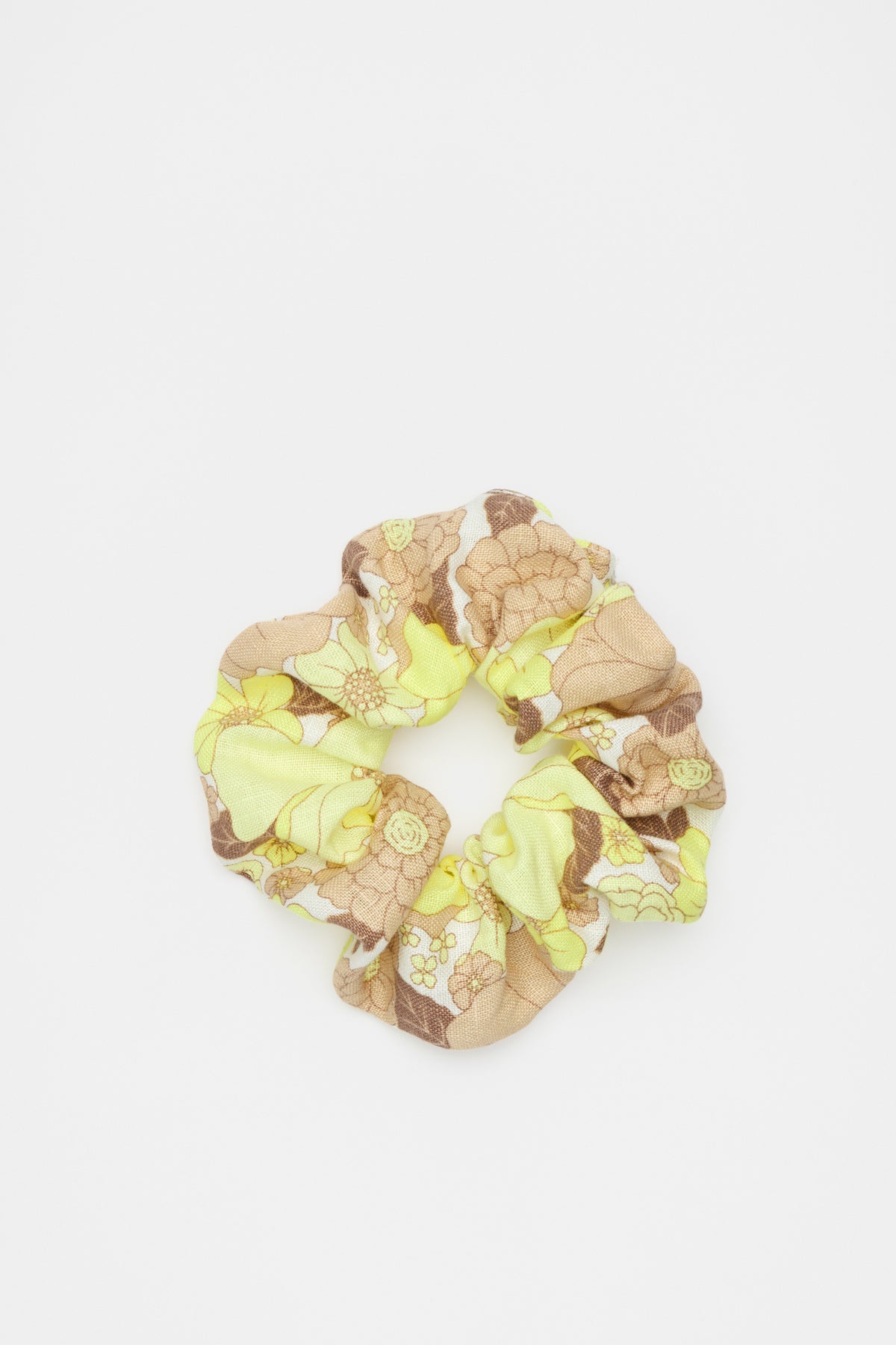 Vintage Floral Scrunchie