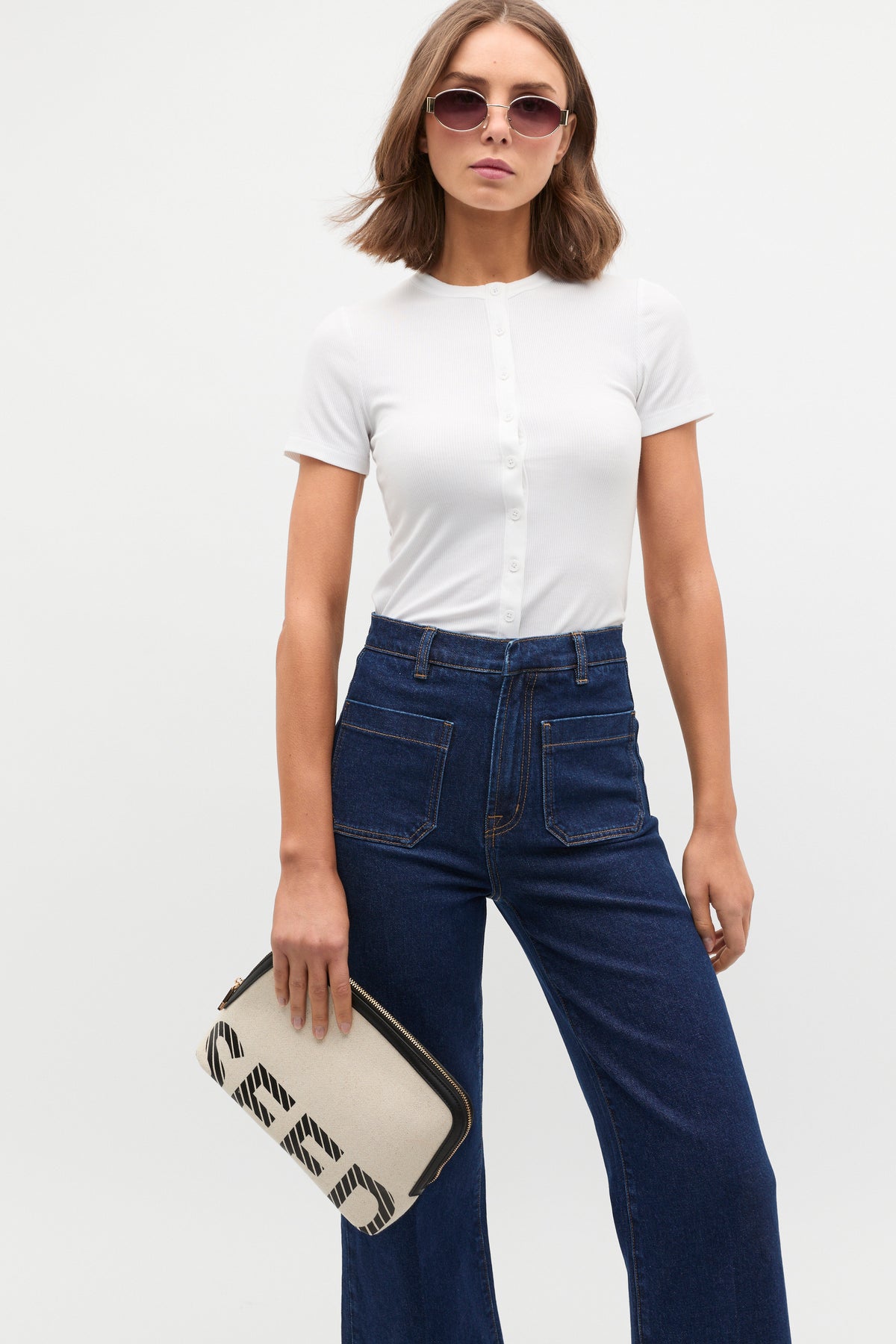 Cropped Logo Pouch