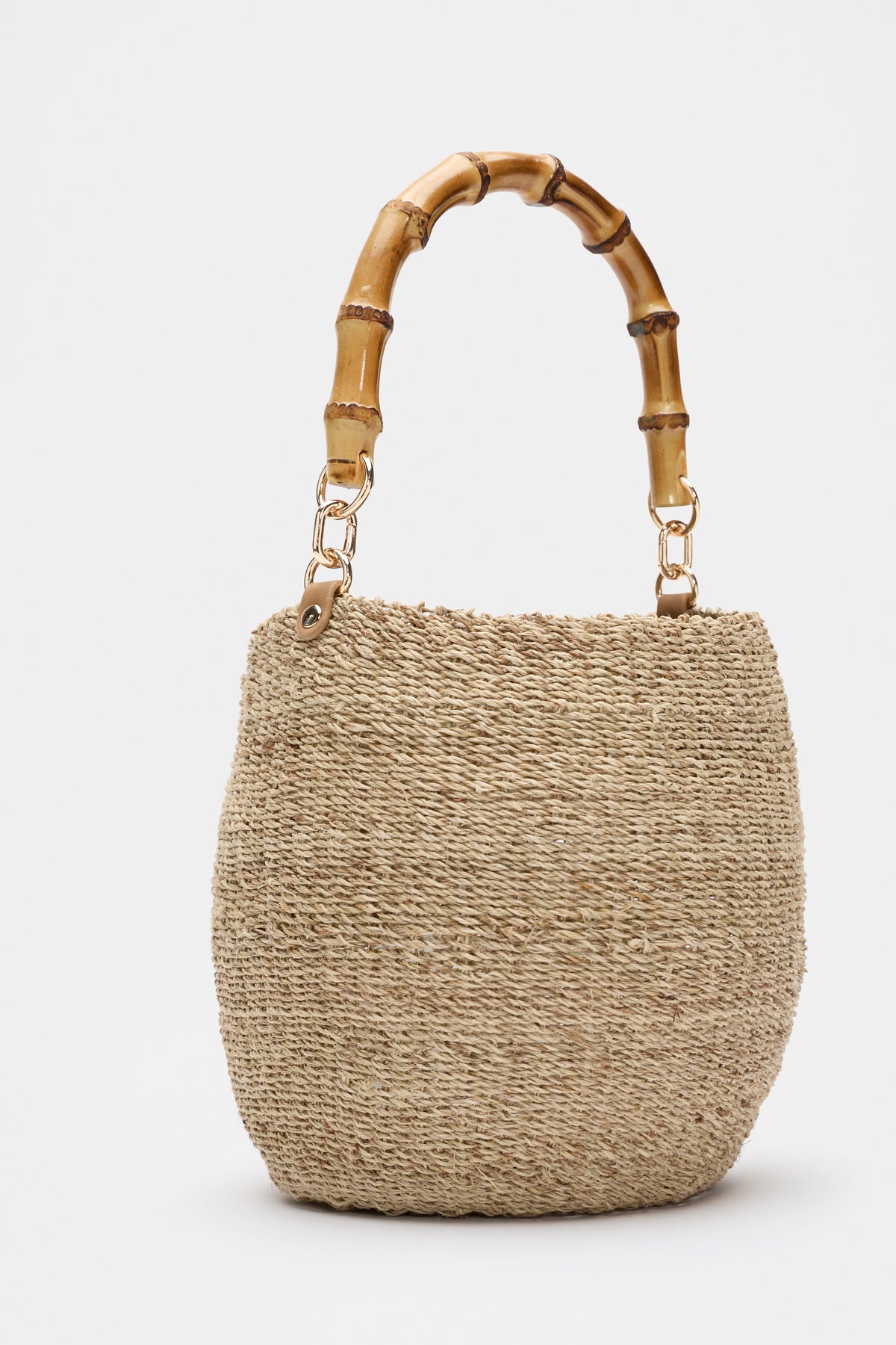 Handle Detail Bucket Bag
