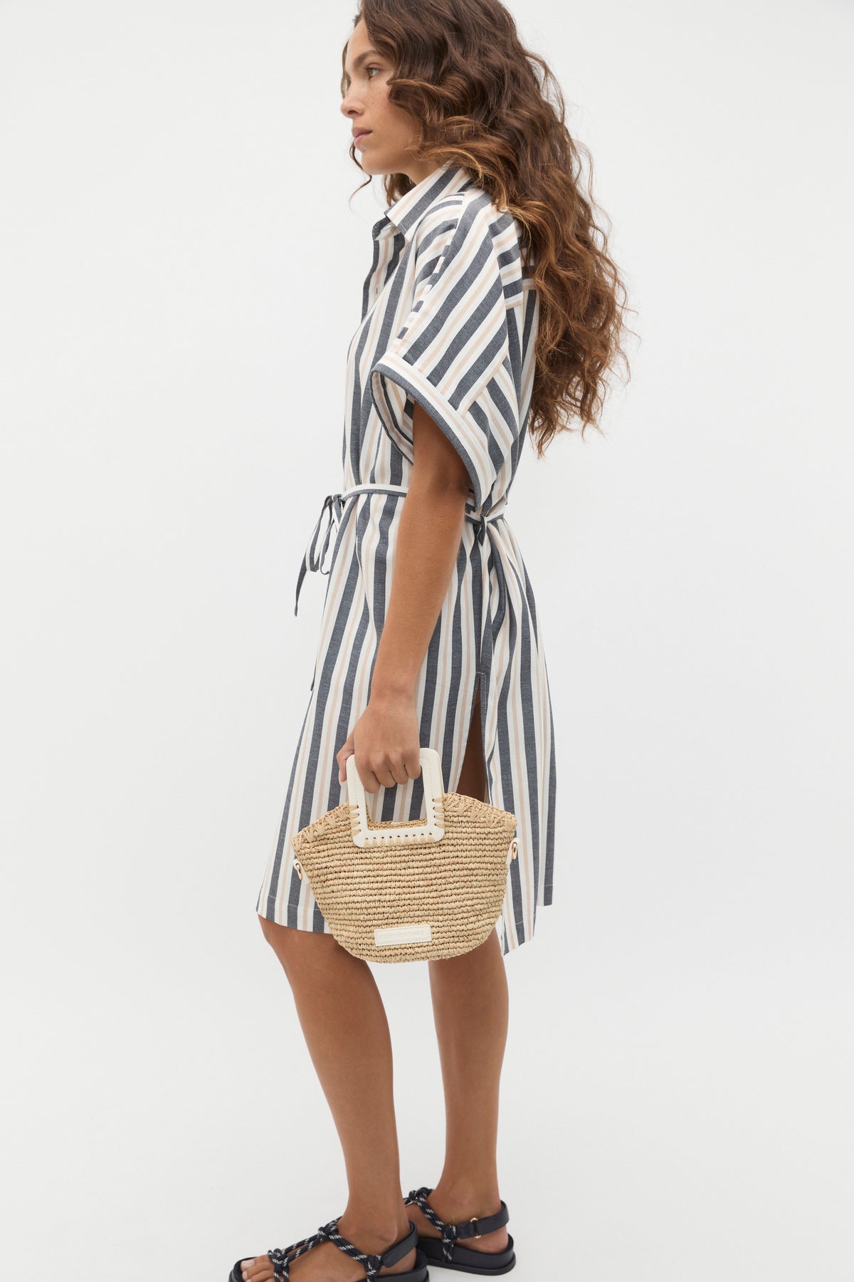 Mini Raffia Crossbody Bag