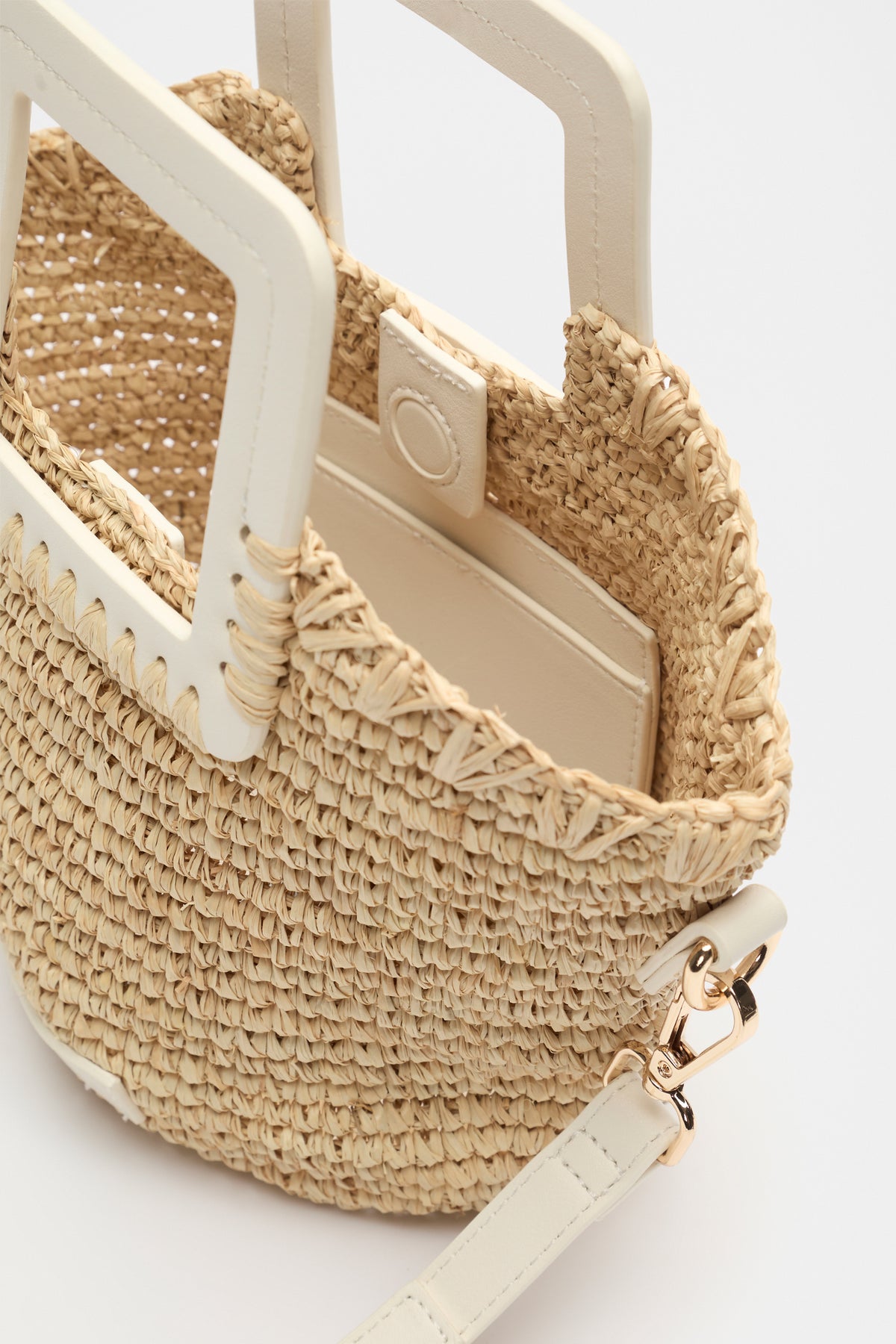 Mini Raffia Crossbody Bag