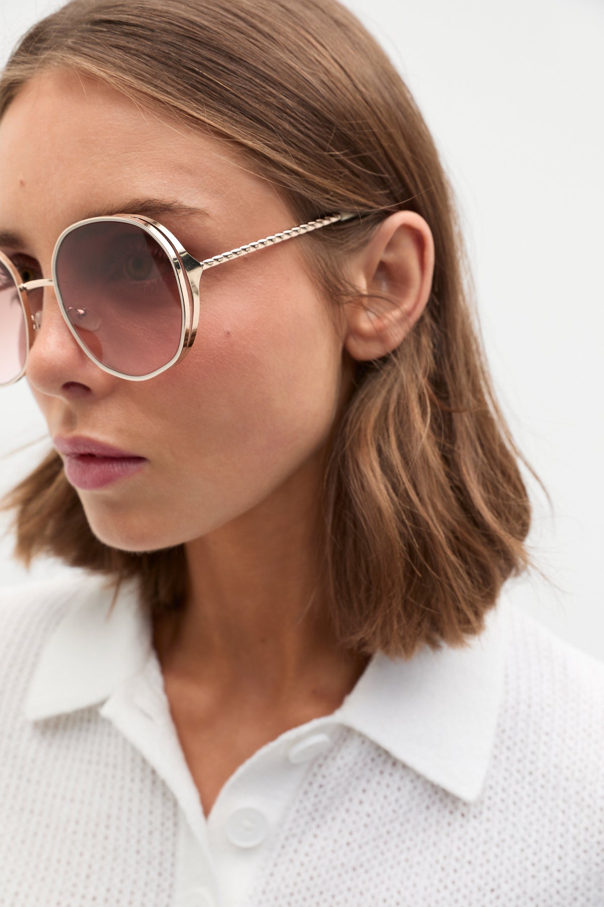 Nadia Round Sunglasses