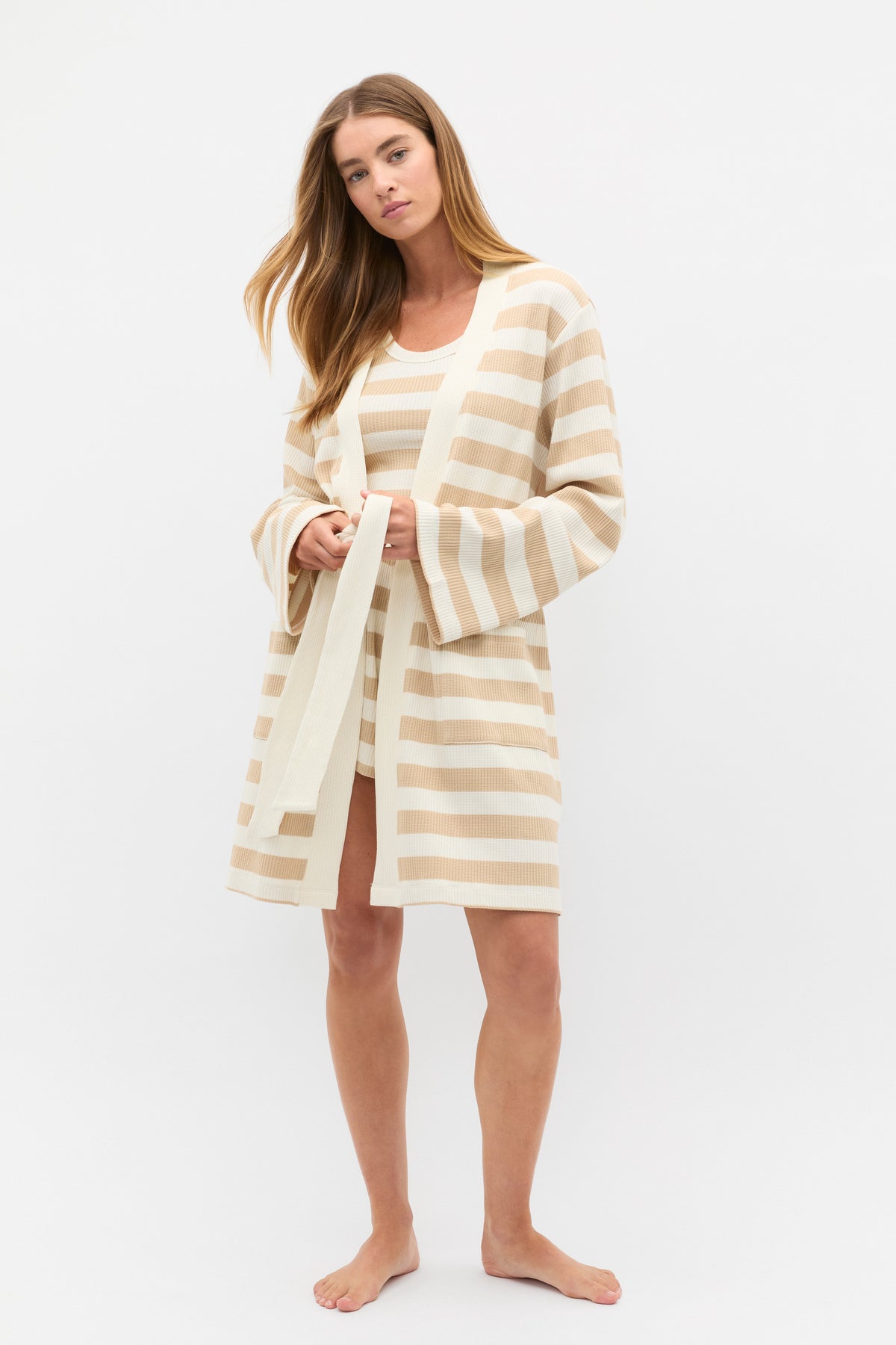 Stripe Robe