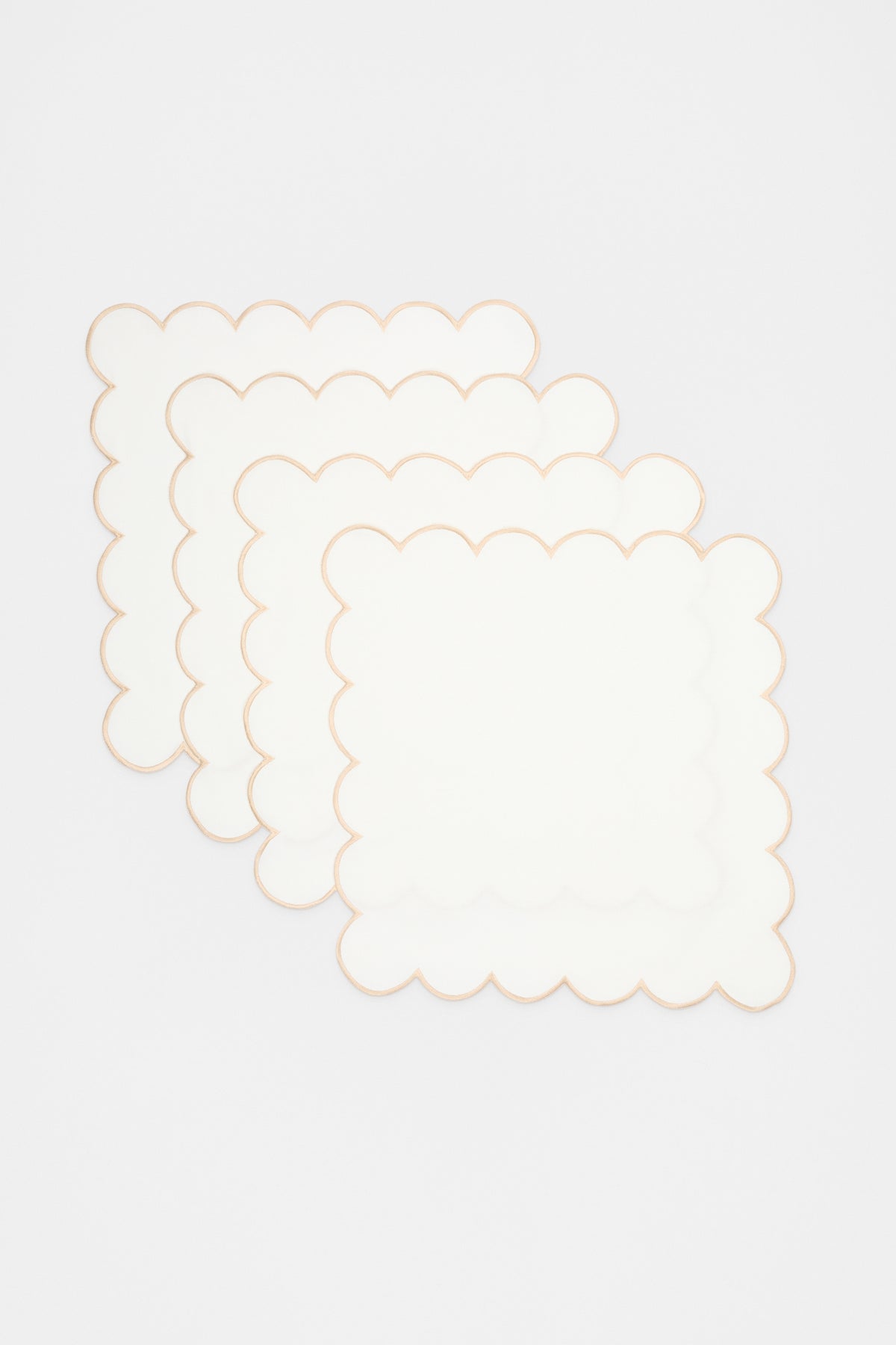 Alyra Scallop Napkin Set of 4