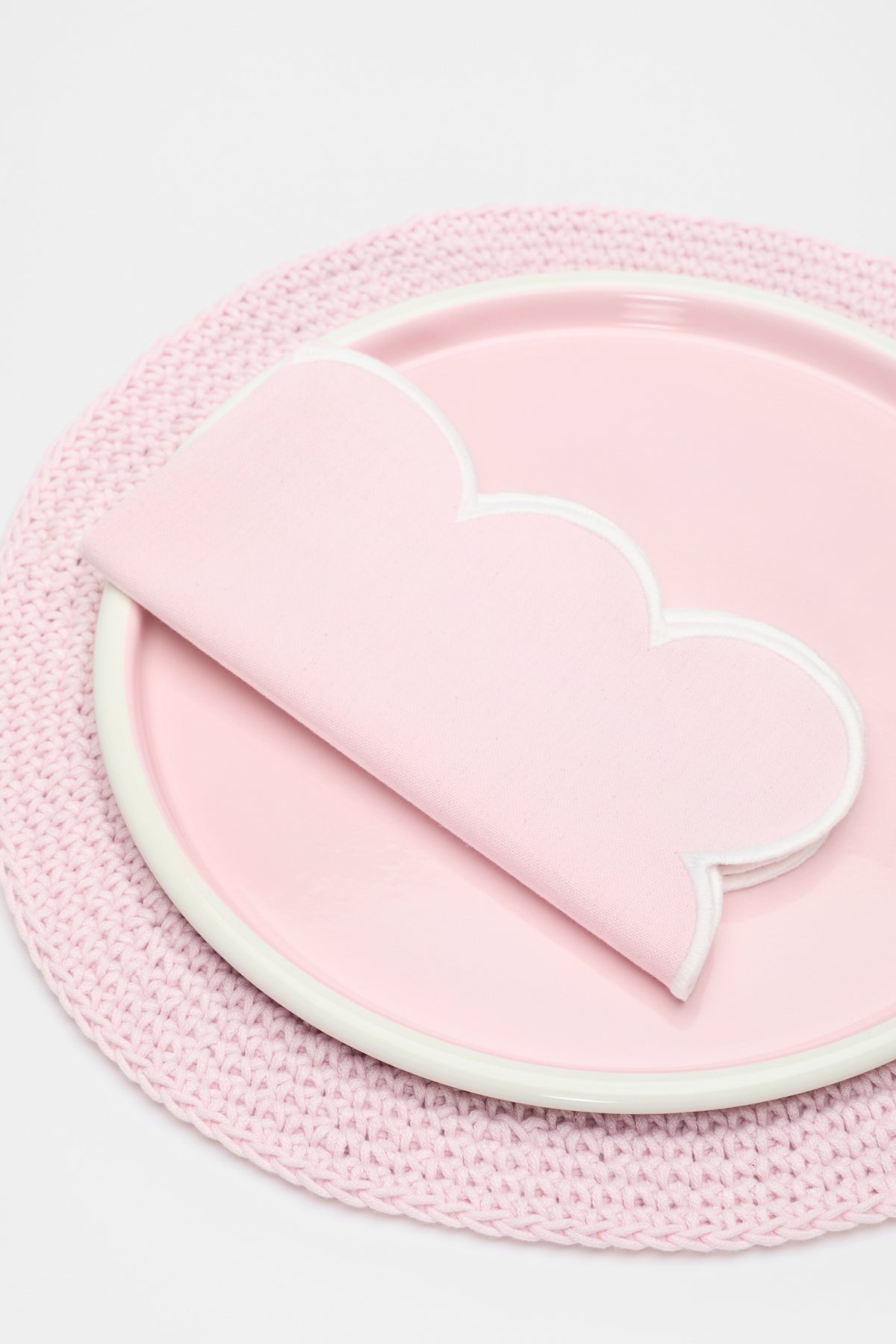 Alyra Scallop Napkin Set of 4