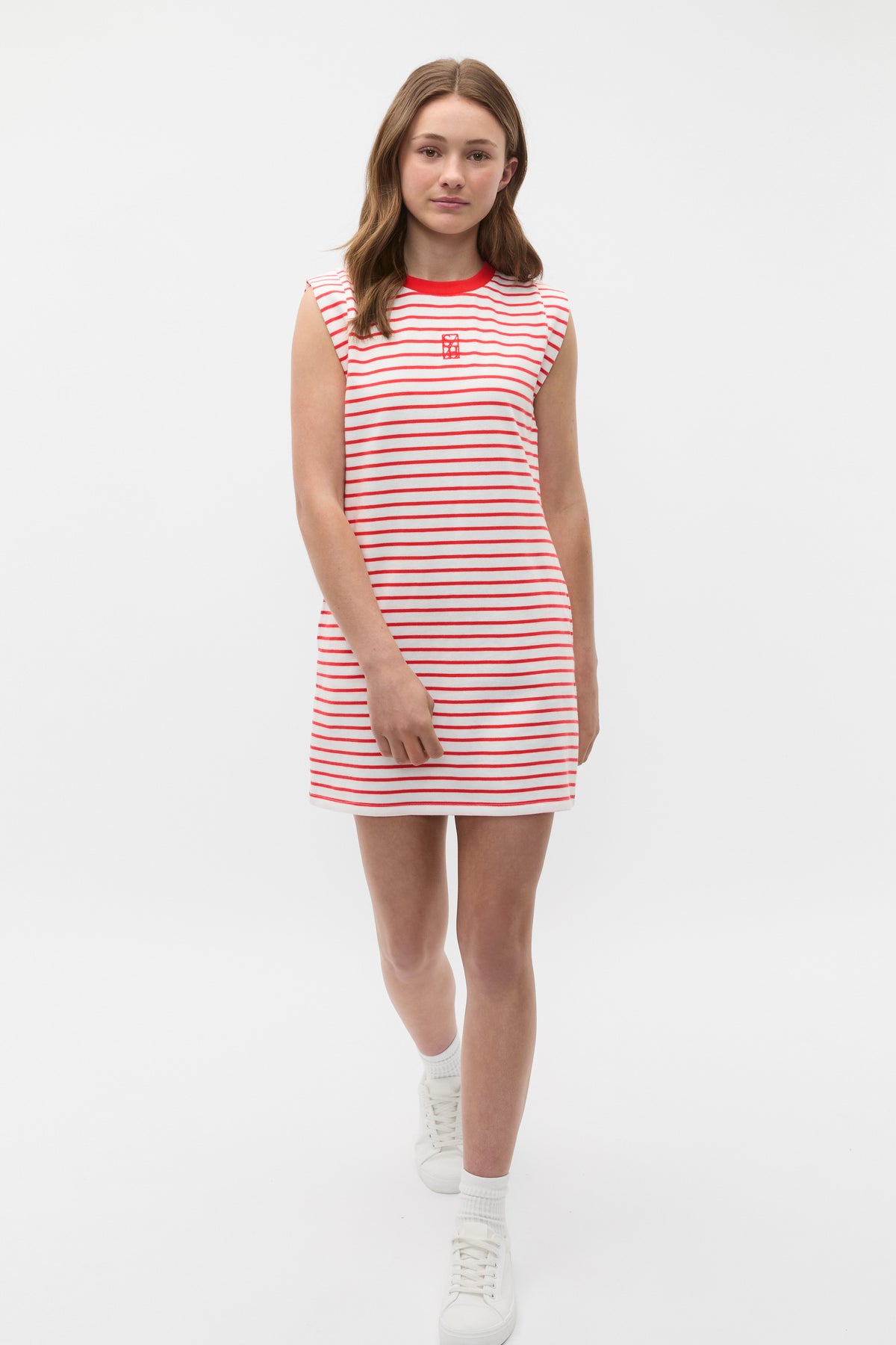 Stripe Logo Dress