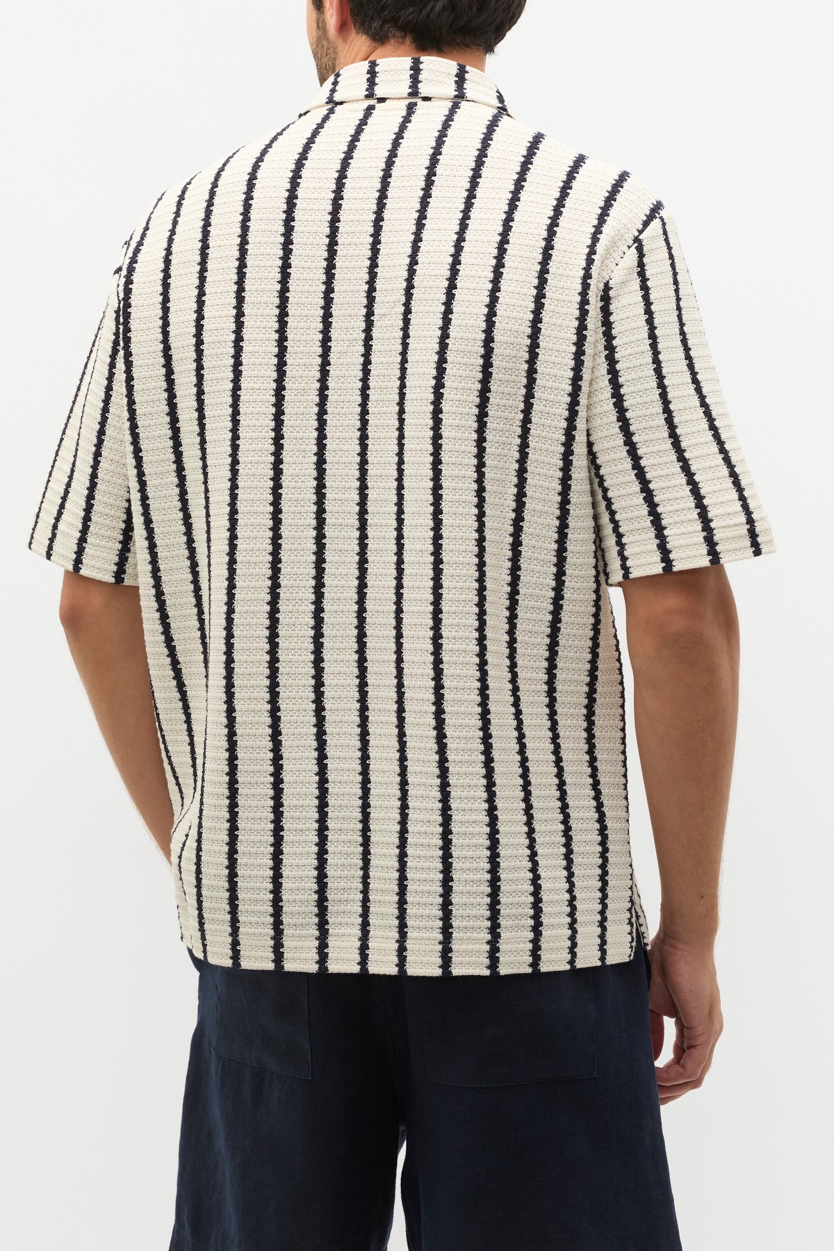 Stripe Open Weave Shirt