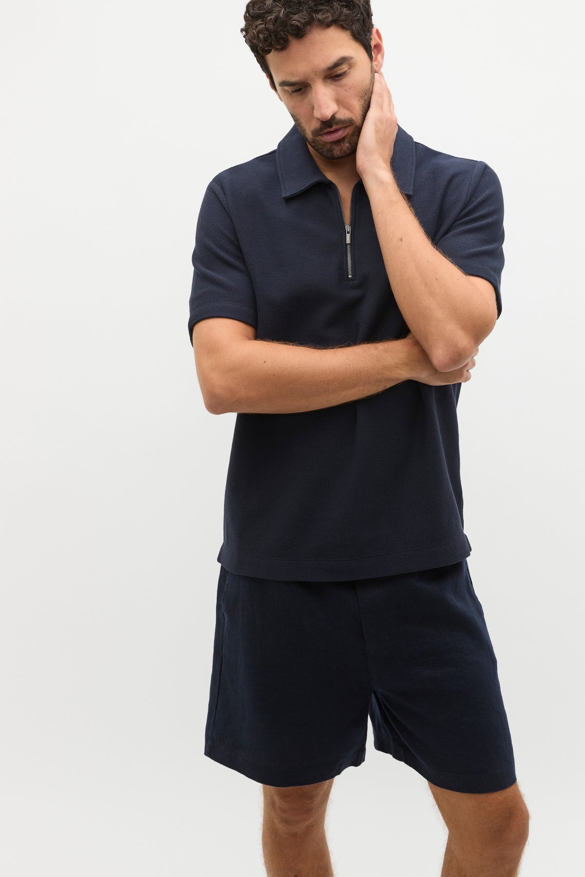 Half Zip Polo