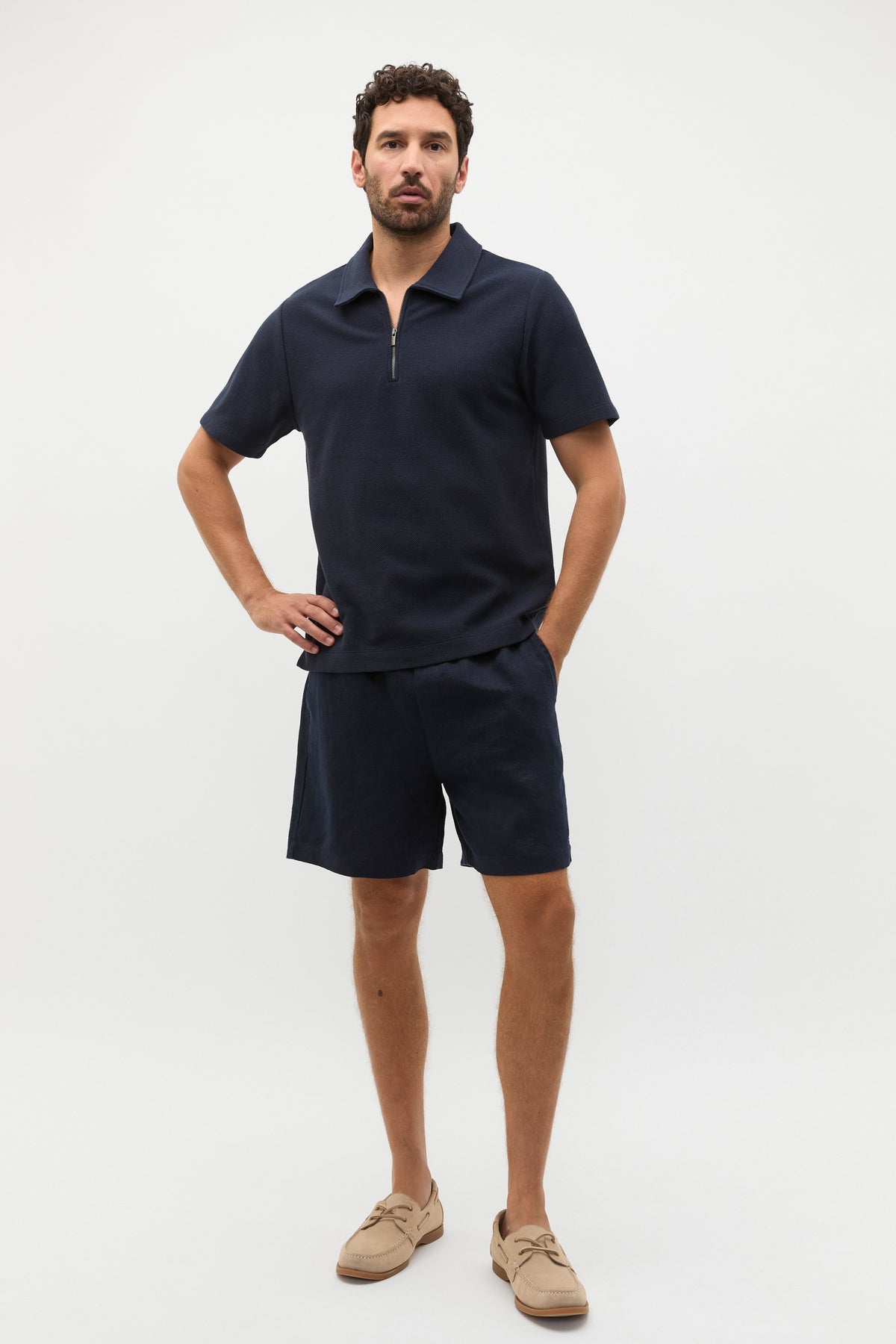 Half Zip Polo