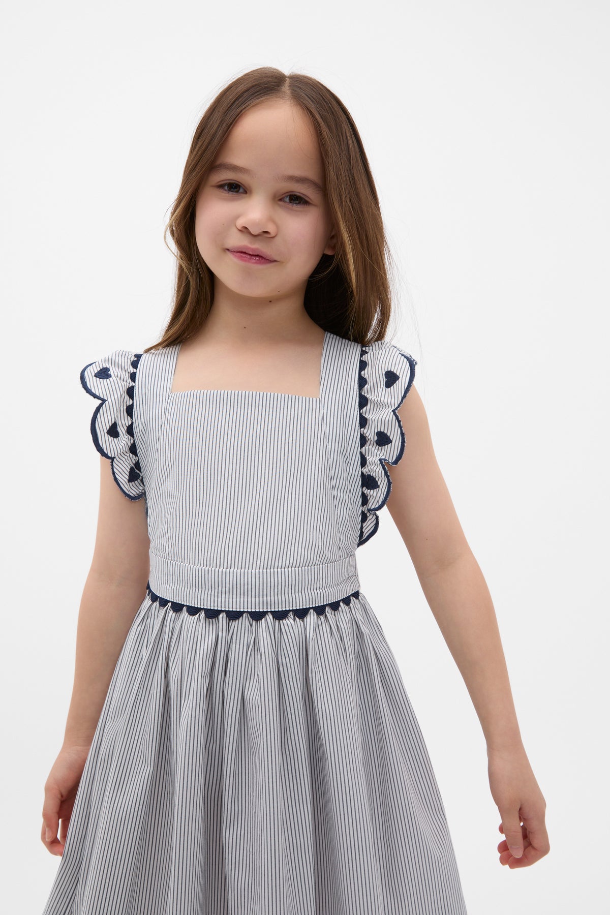 Scallop Stripe Dress