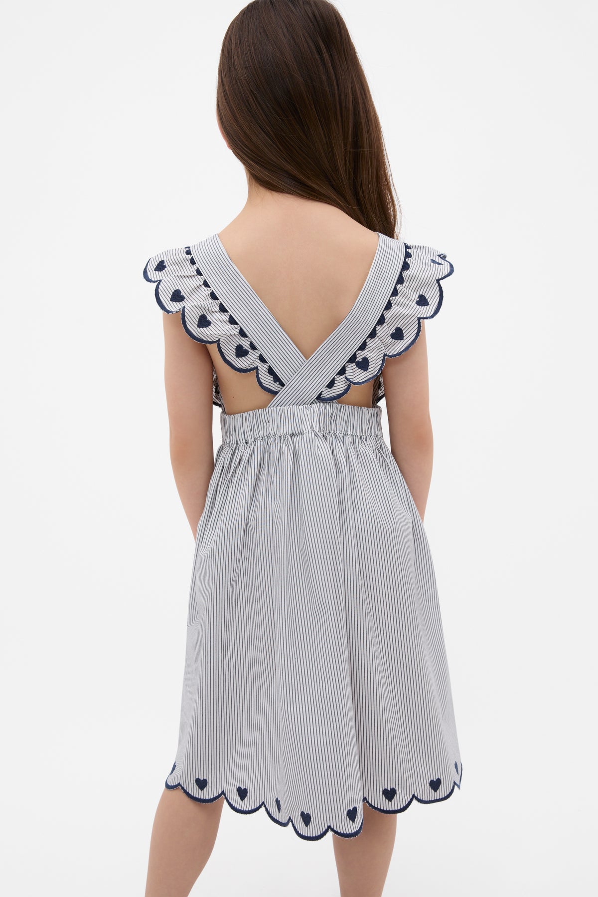 Scallop Stripe Dress