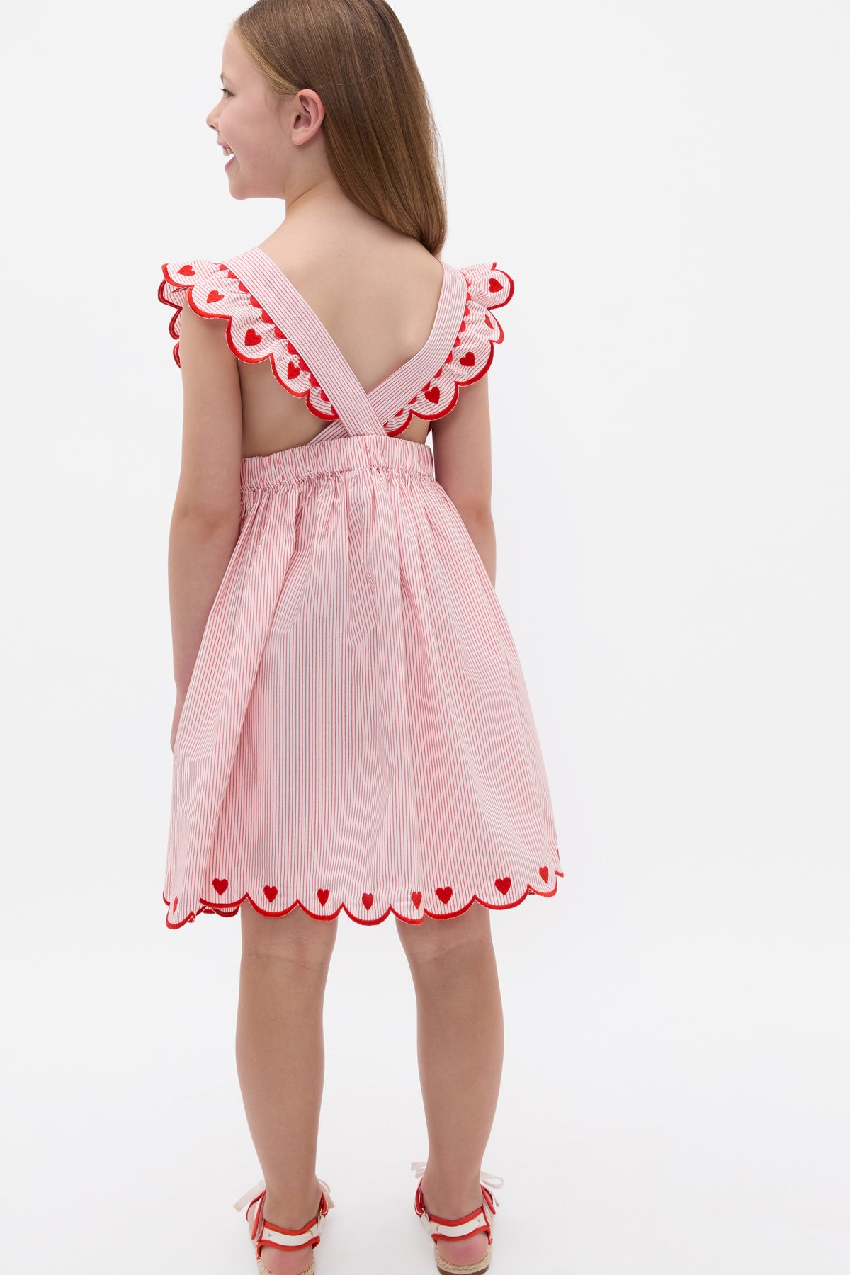 Scallop Stripe Dress