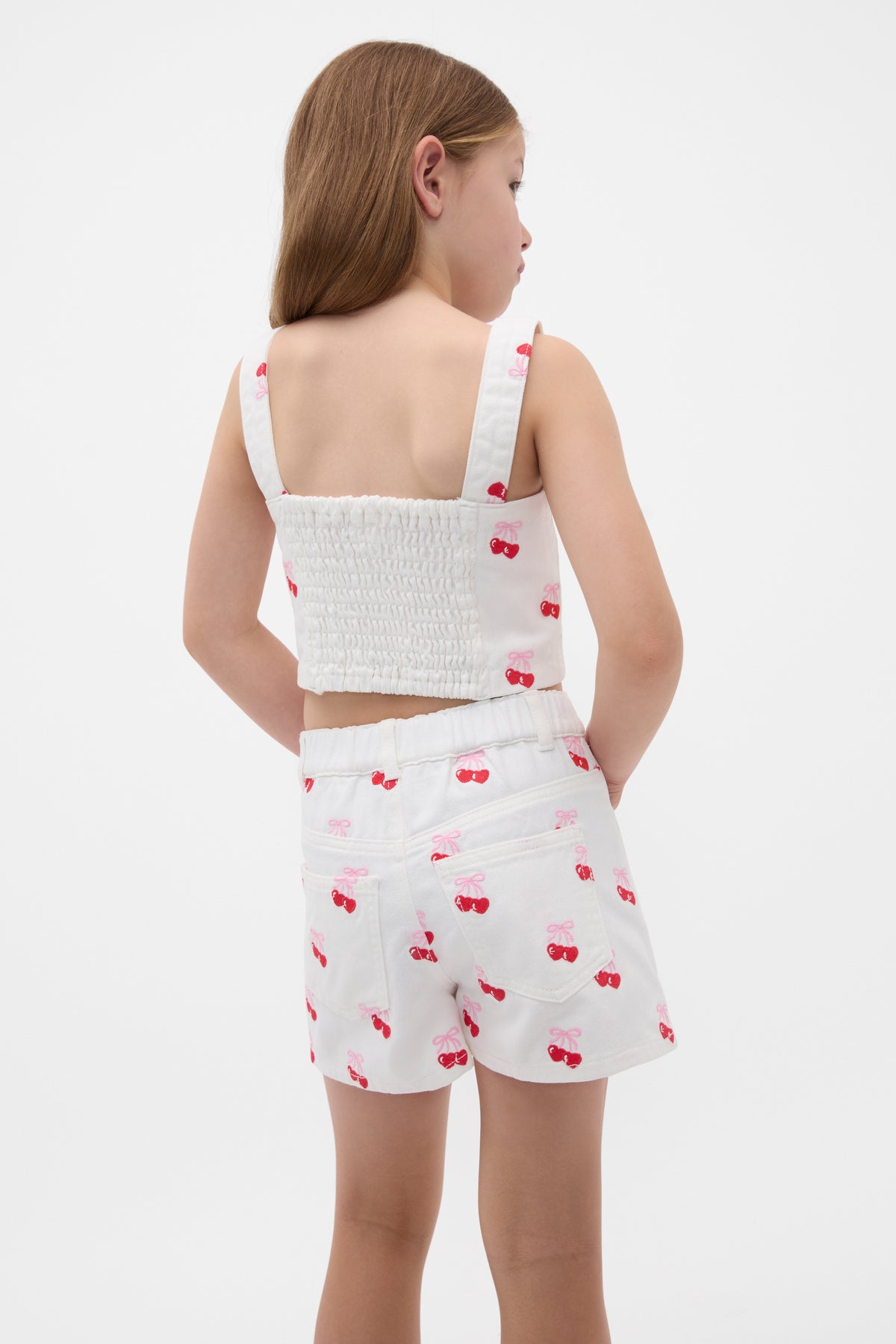 Heart Denim Skort