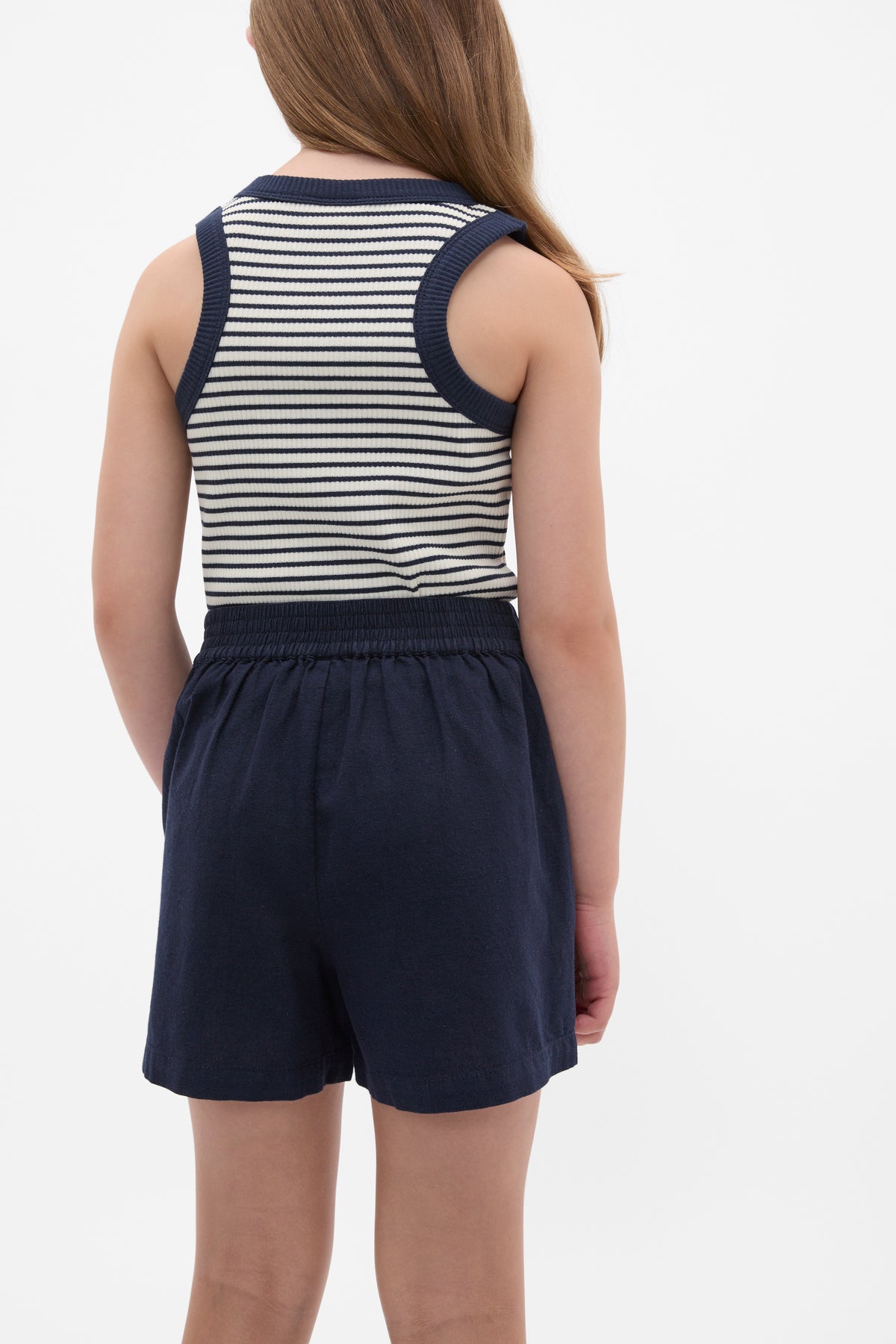 Flat Front Button Short