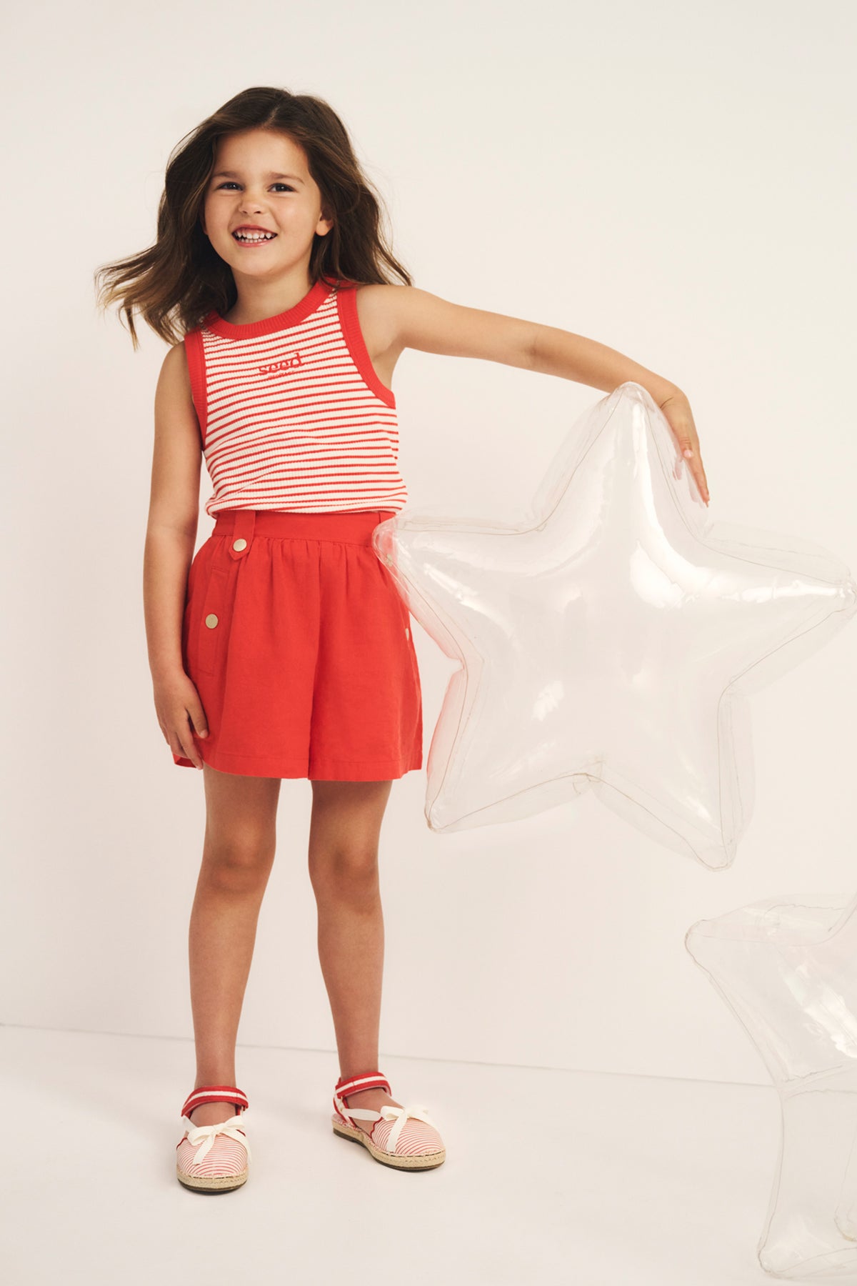 Flat Front Button Short