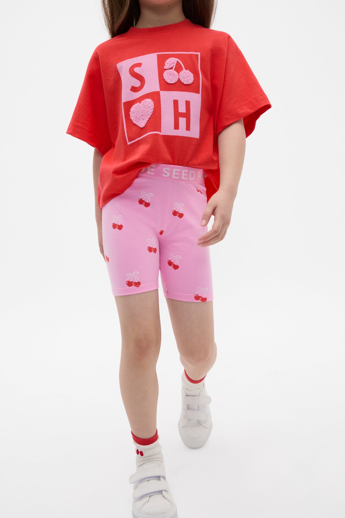 Heart Cherry Bike Short
