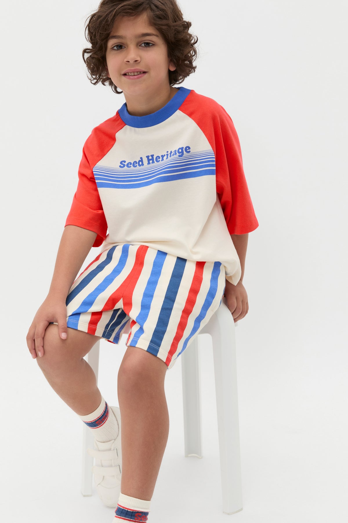 Colourblock Logo Tee