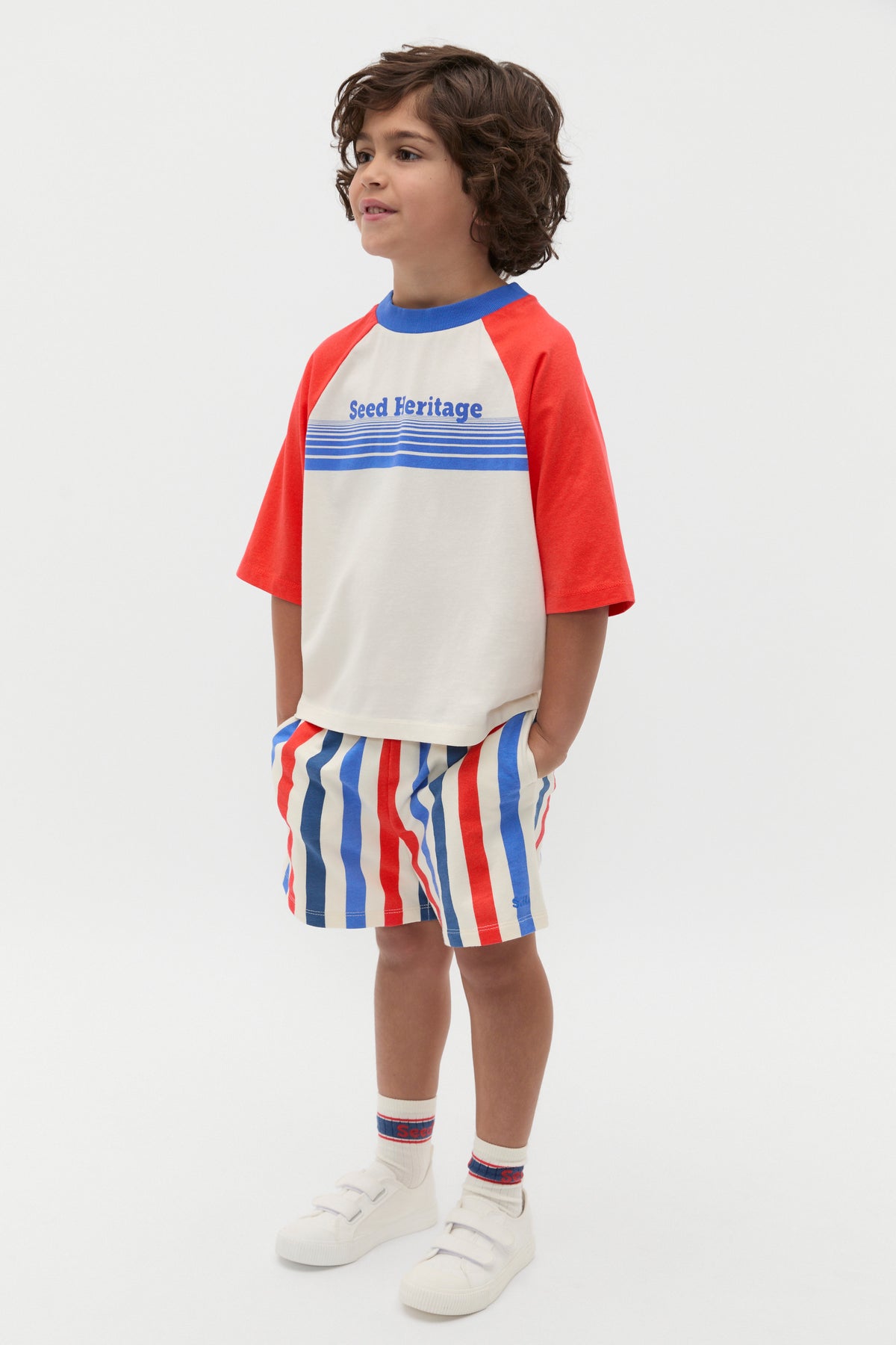 Colourblock Logo Tee