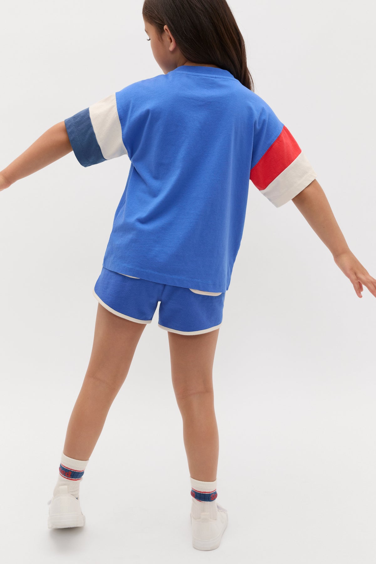 Panelled Retro Logo Tee