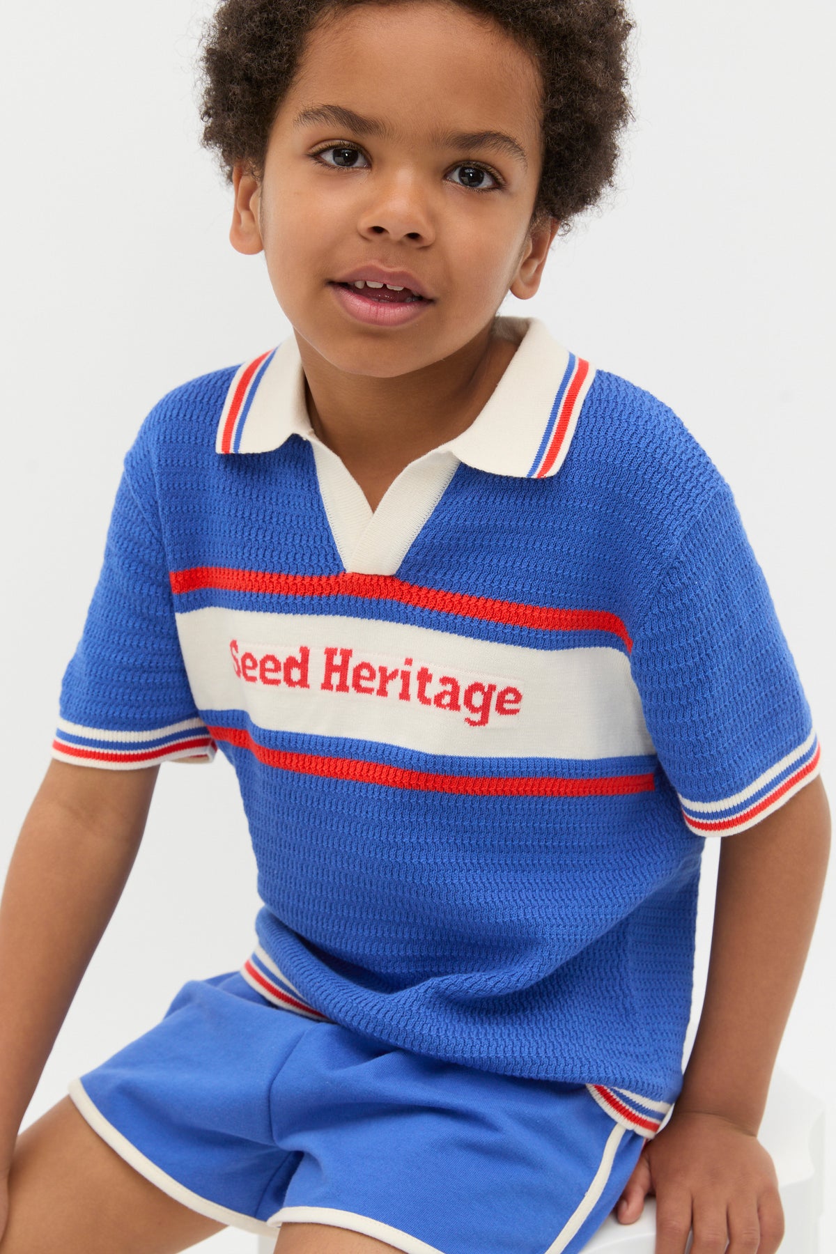 Logo Knit Polo