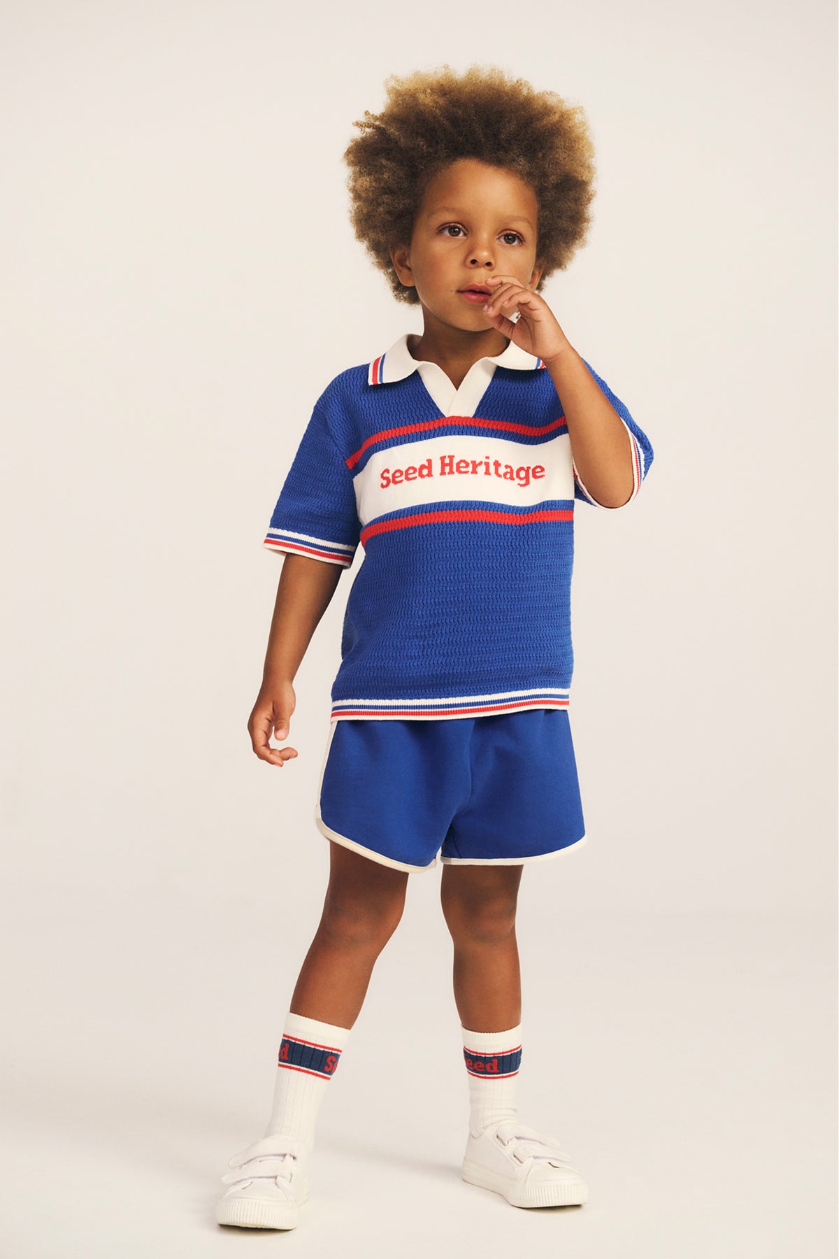 Logo Knit Polo